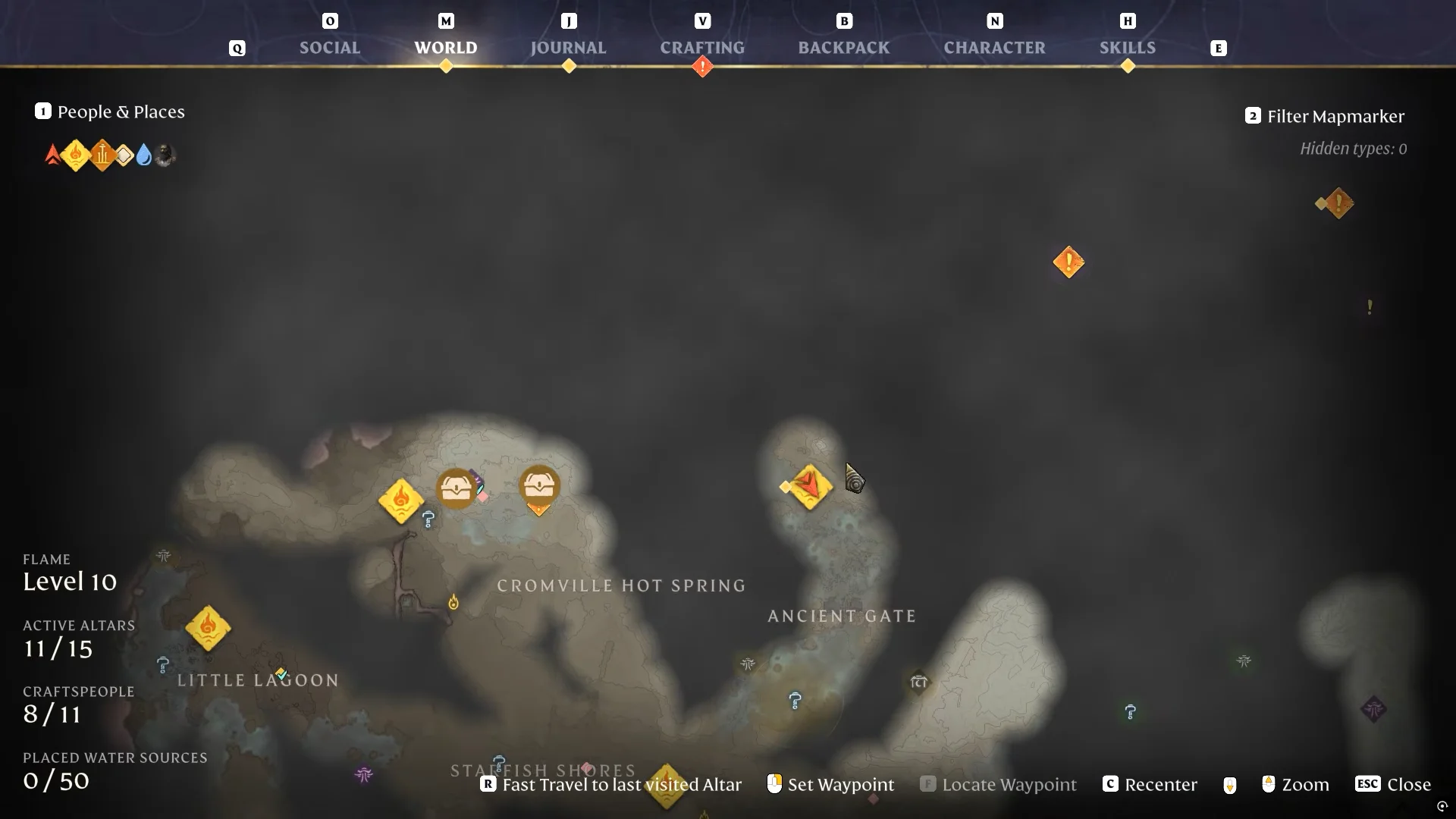 World map location