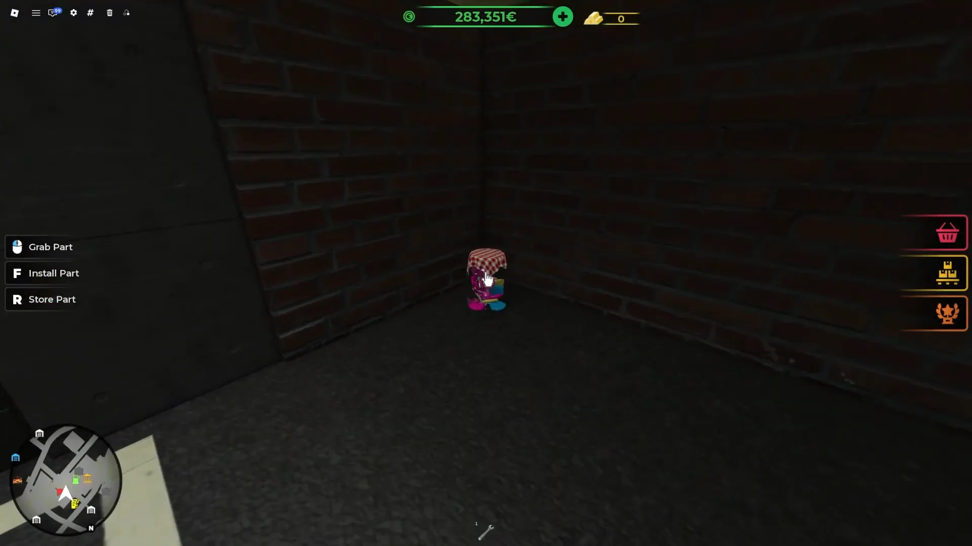 Jar Location 3 (Behind Parking Lot / Spare Parts)