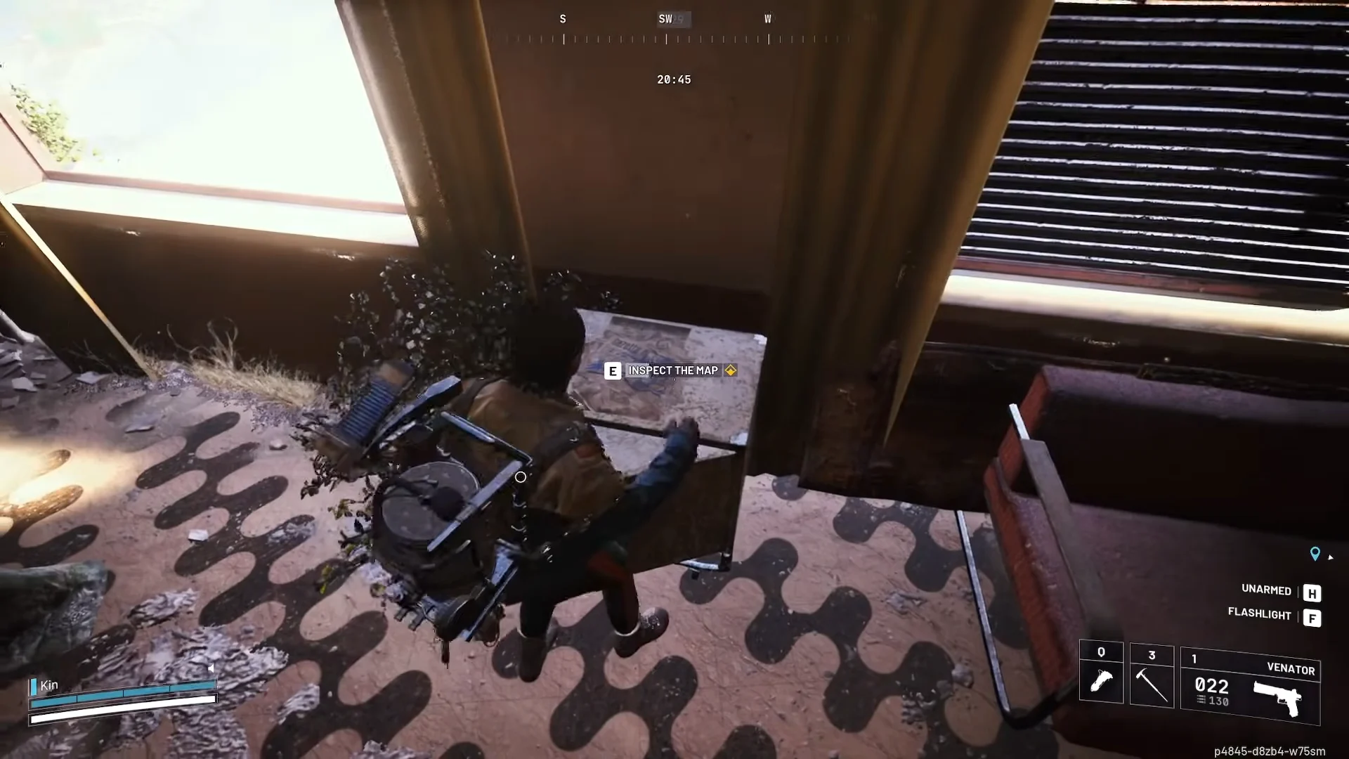 Inspecting the Map in Celeste's Room