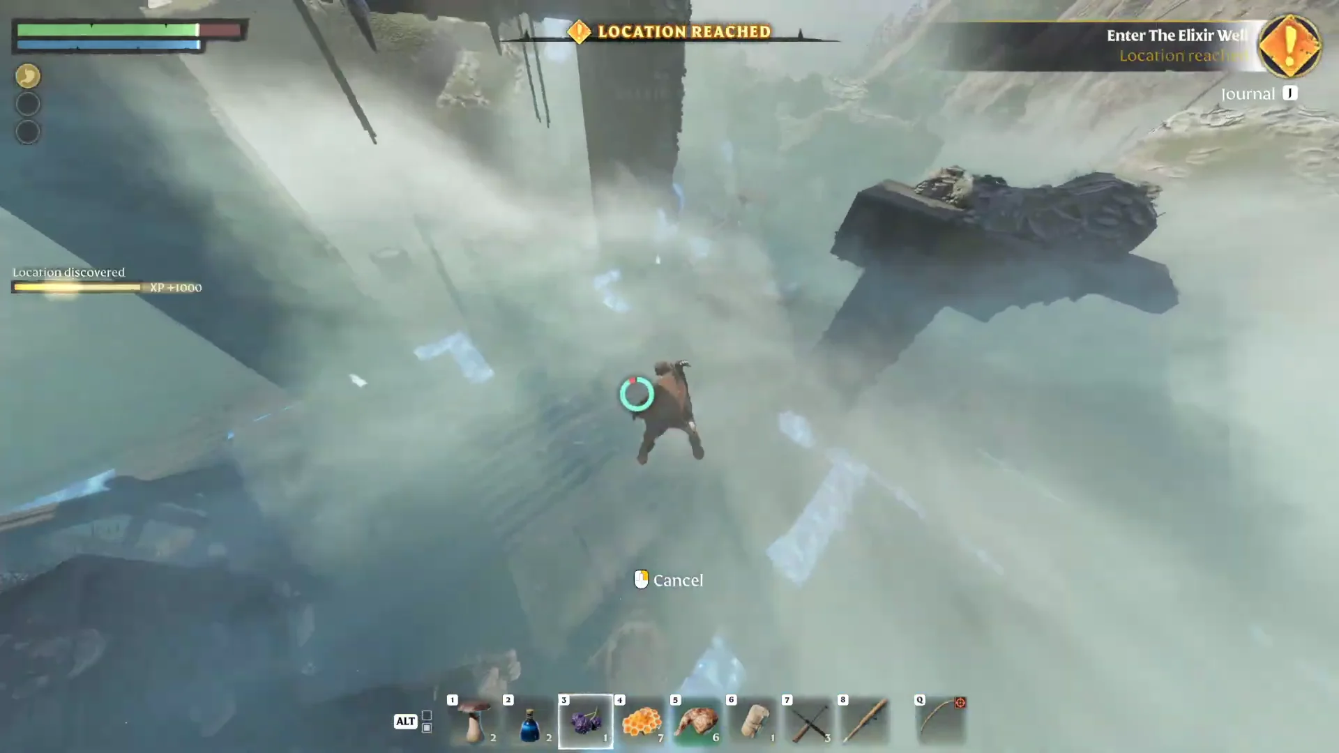 Gliding Down into the Elixir Well