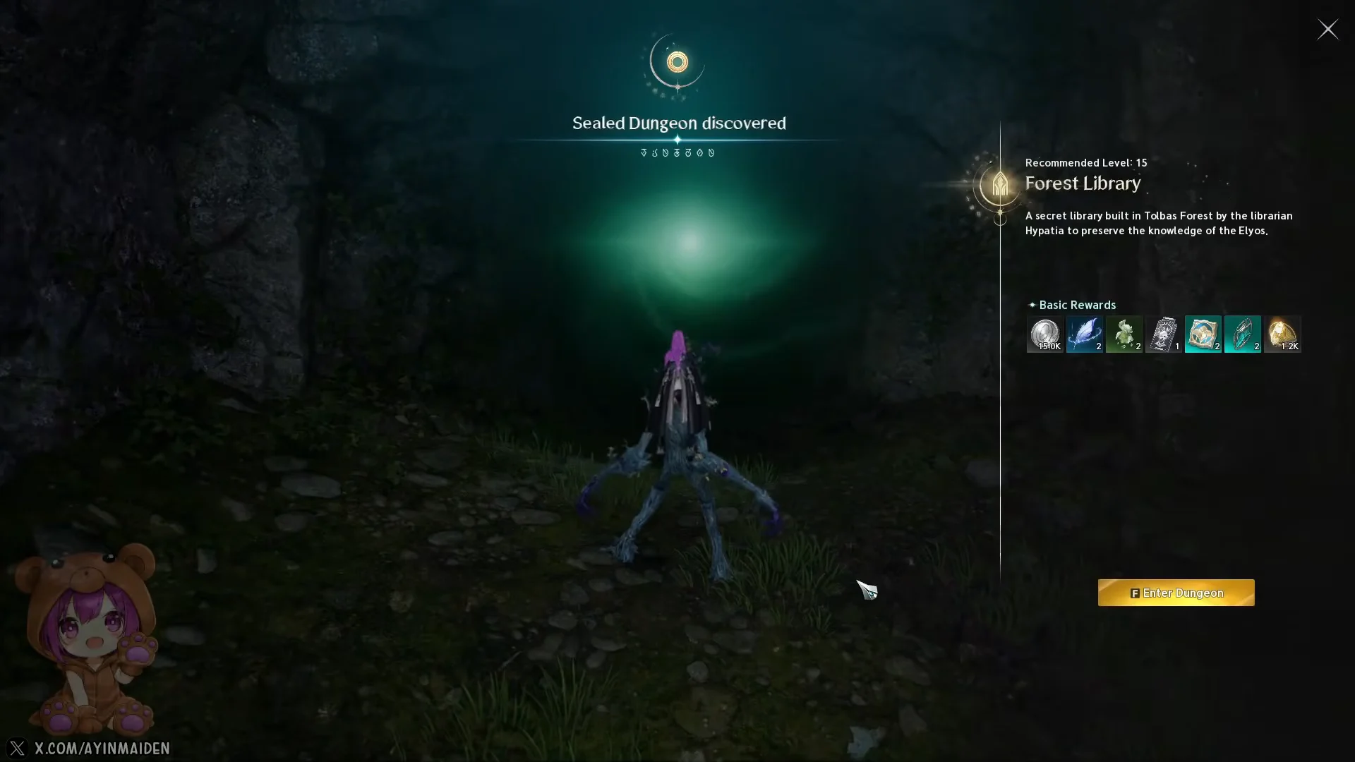 Discovering & Entering Dungeon
