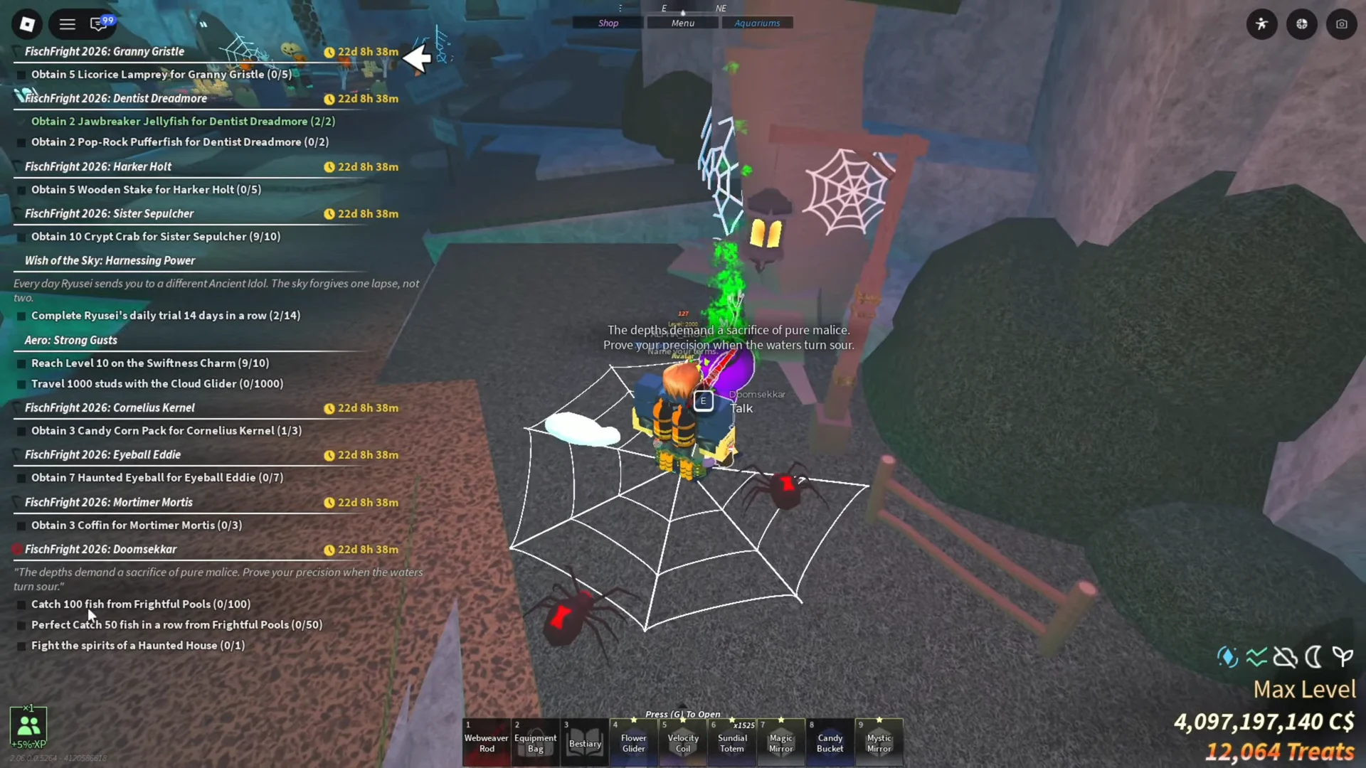 Interacting with Doomsekker