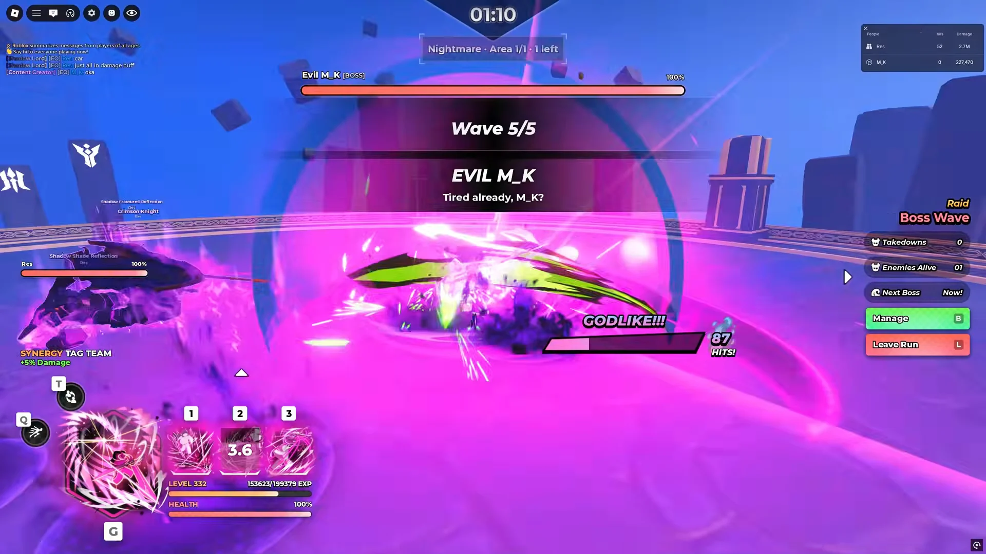 Boss Fight (Evil M_K)