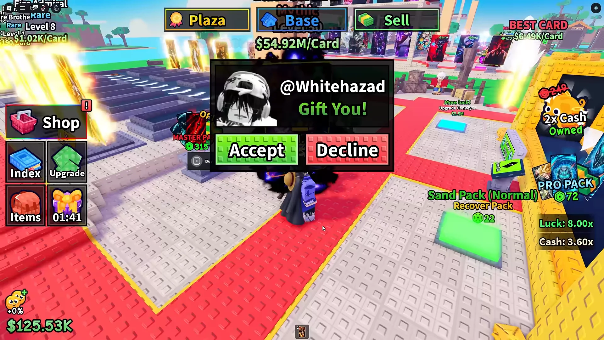 Receiving Dark Strategist Gift