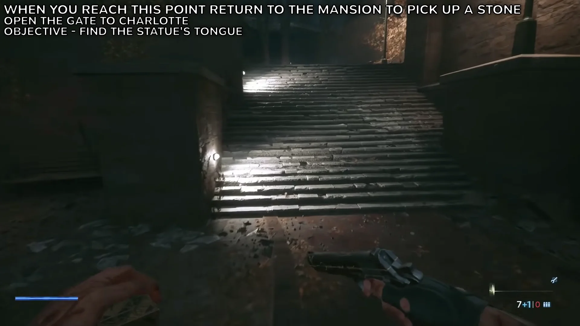 Ascending Mansion Stairs
