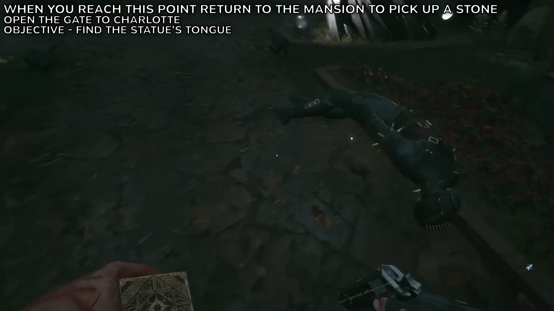 Arriving at Mansion and Grabbing Stone