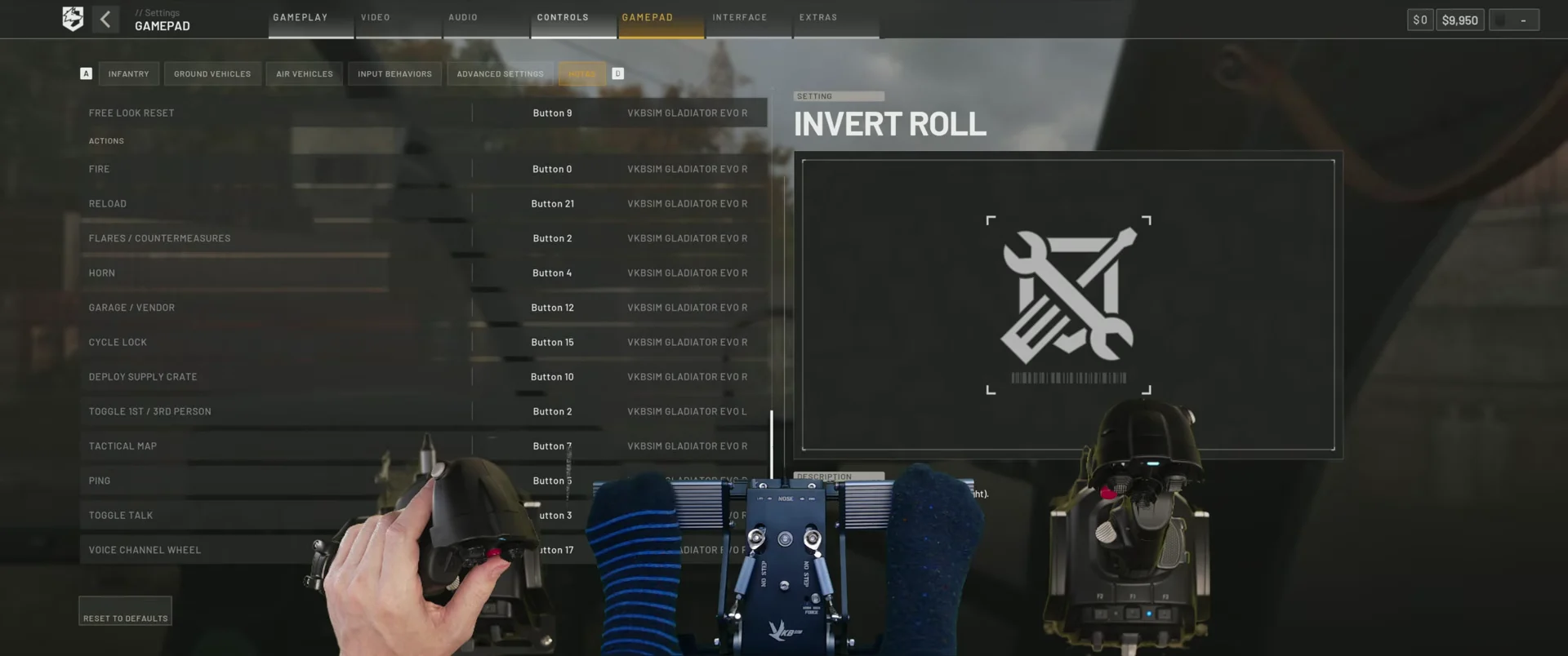Wardogs In-Game Settings