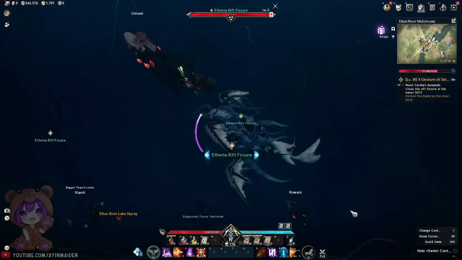 River Combat and Rift Sealing