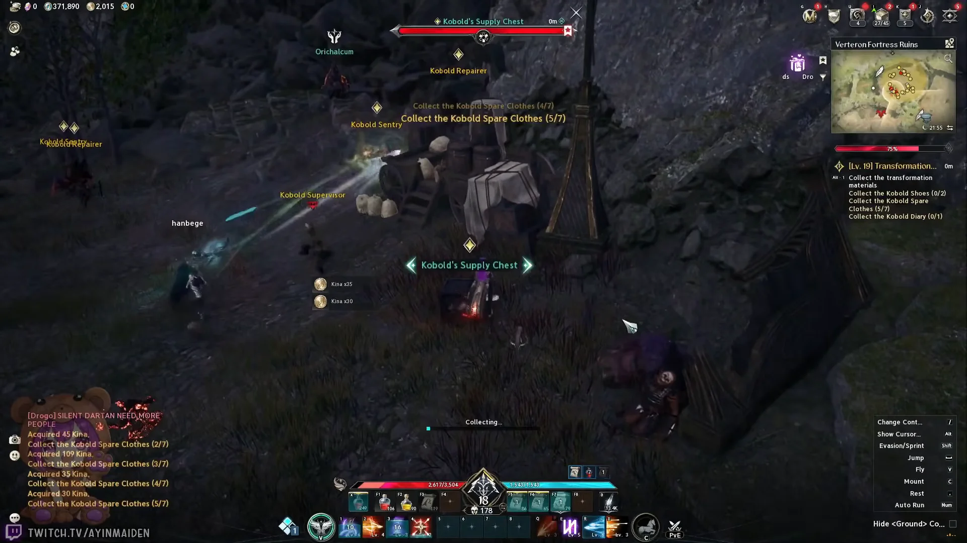 Fortress Ruins Infiltration Setup