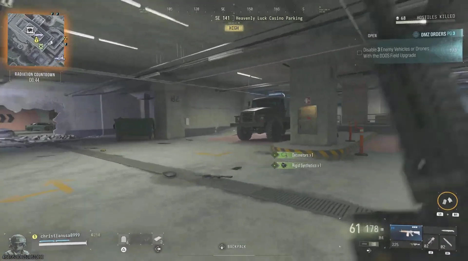 Breach into Casino Parking