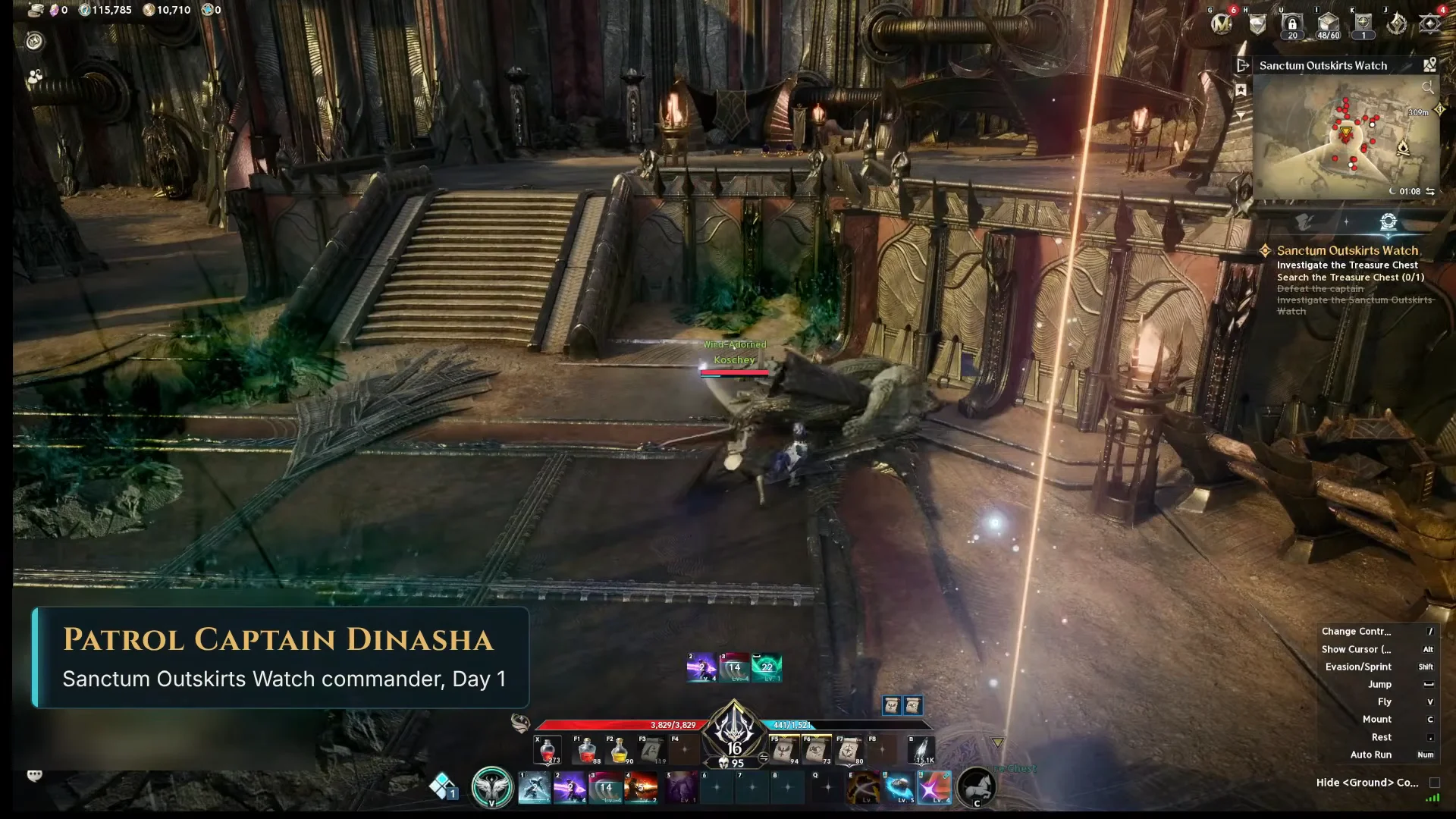 Stronghold Boss Combat