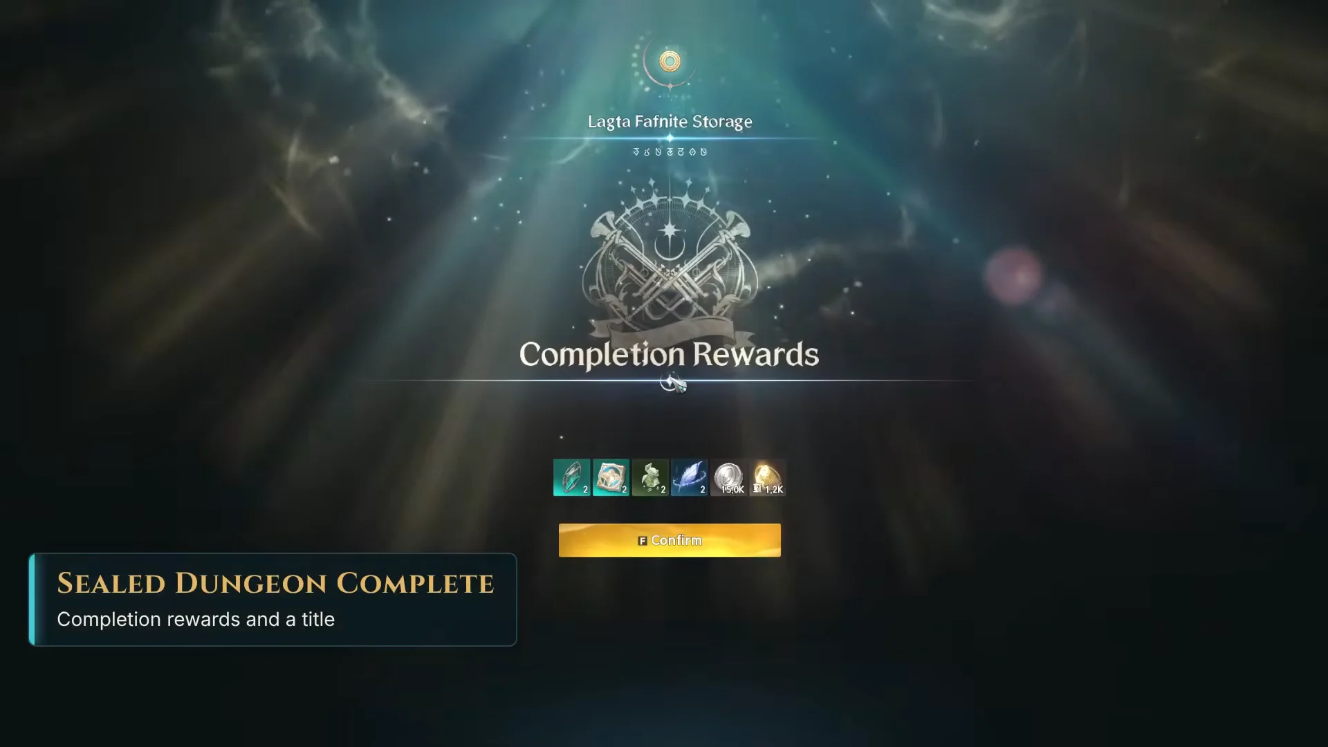 Dungeon Clear Rewards