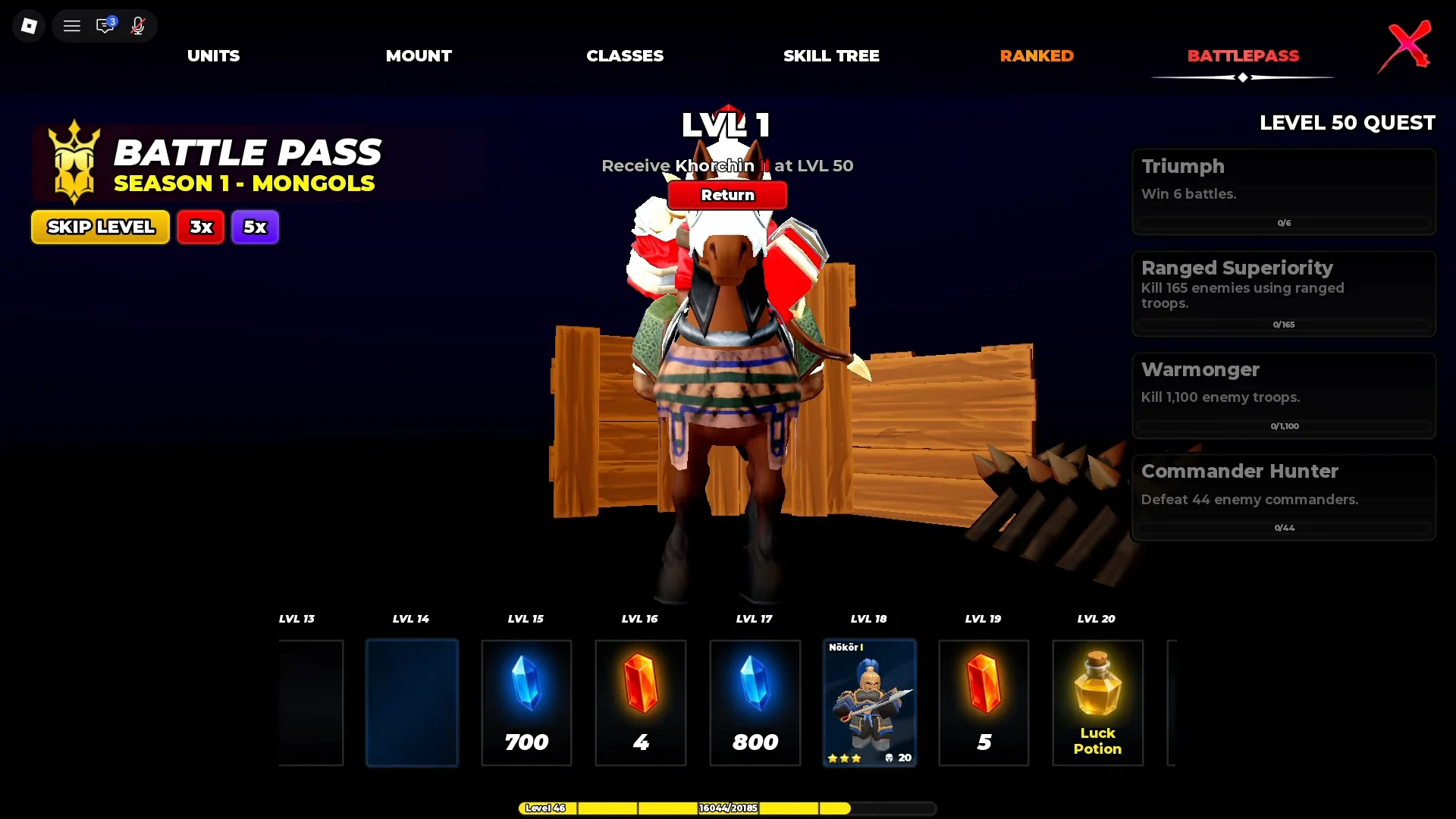 Mongol Battle Pass Overview