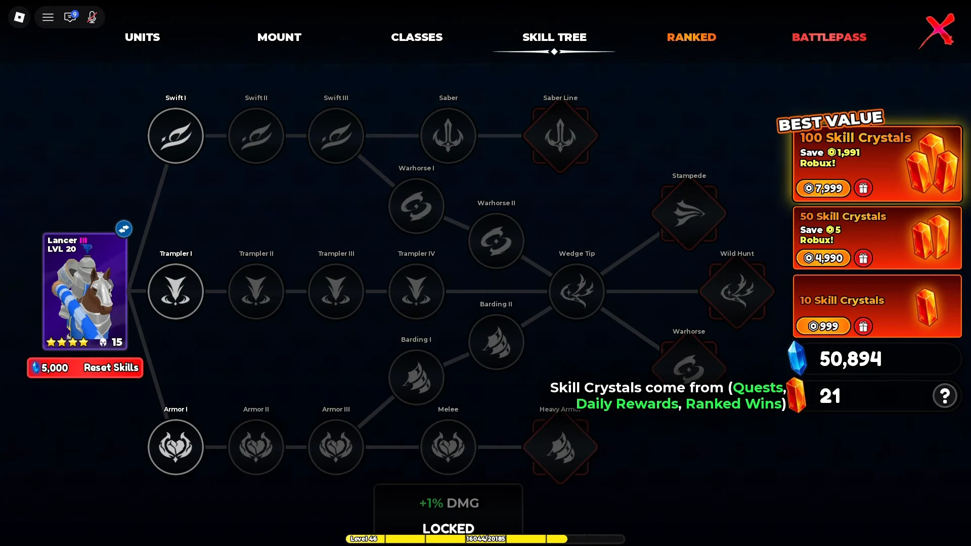 Skill Tree System
