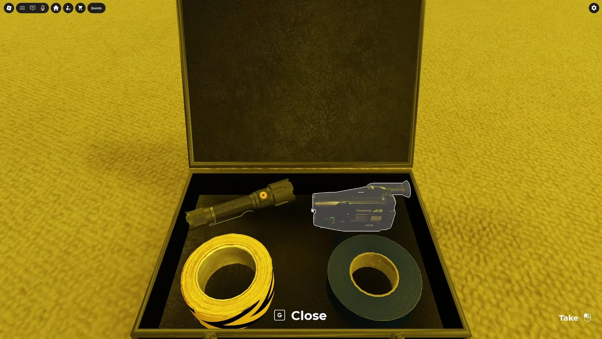 Opening Briefcase