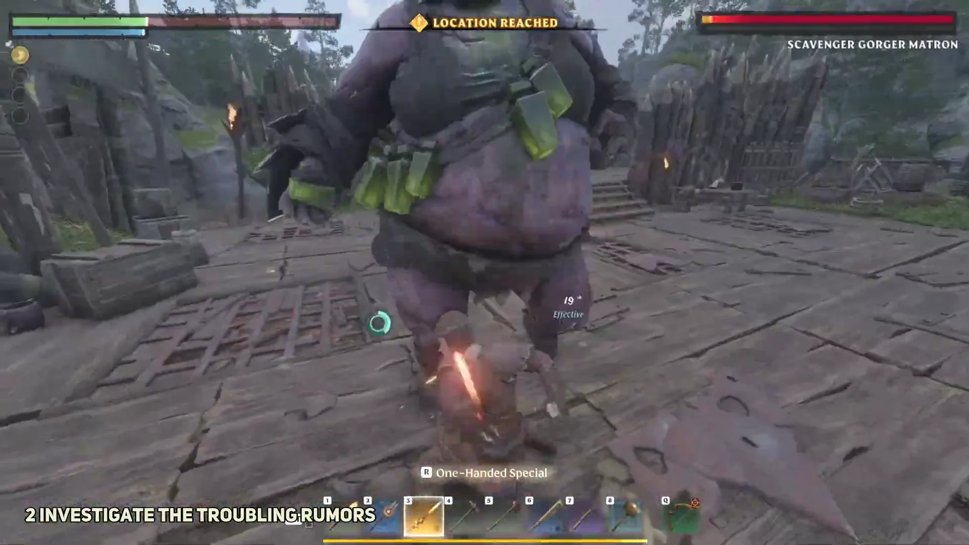 Entering Hill of Scavengers and boss fight