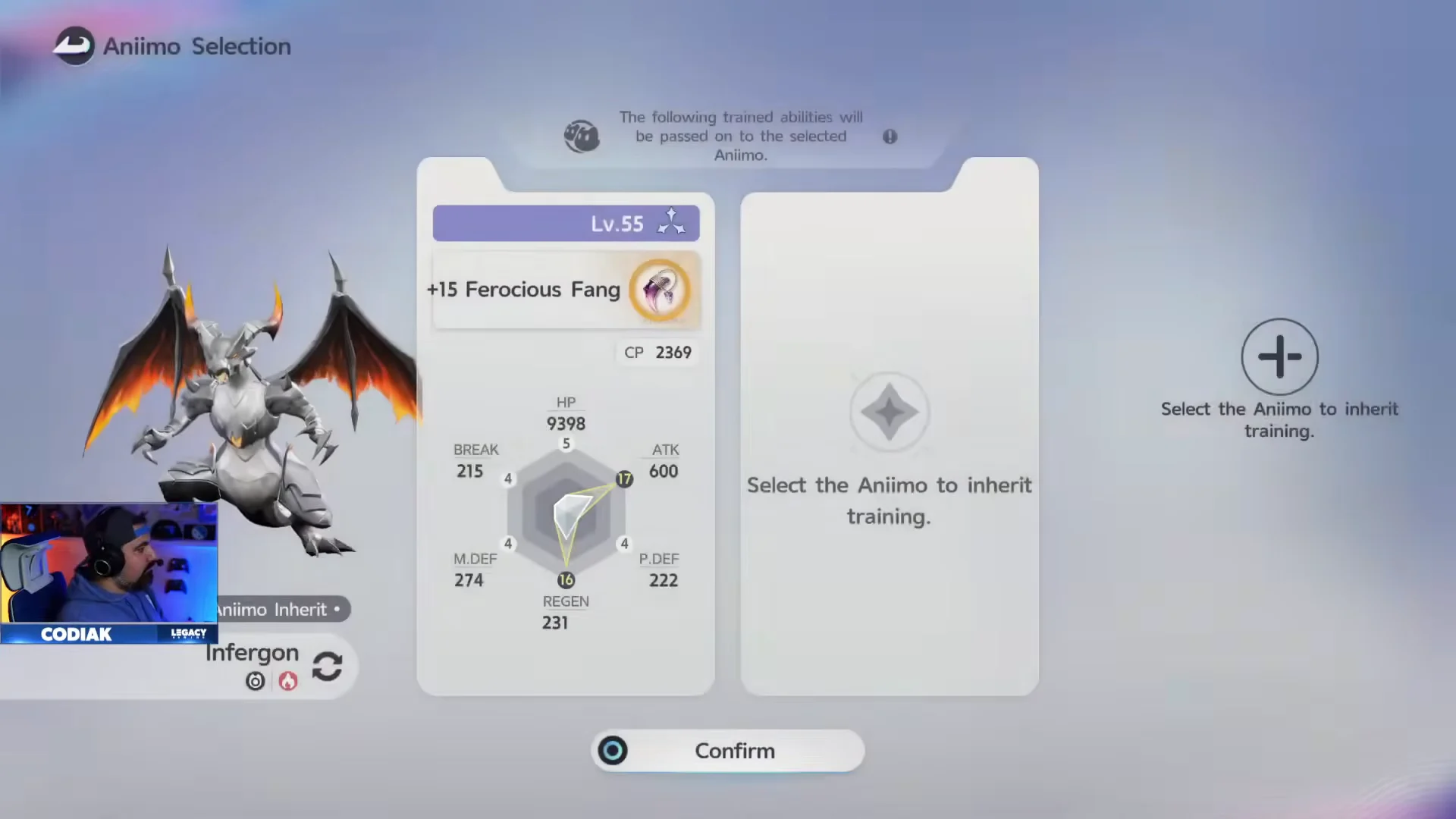 Inheritance Menu & Troubleshooting