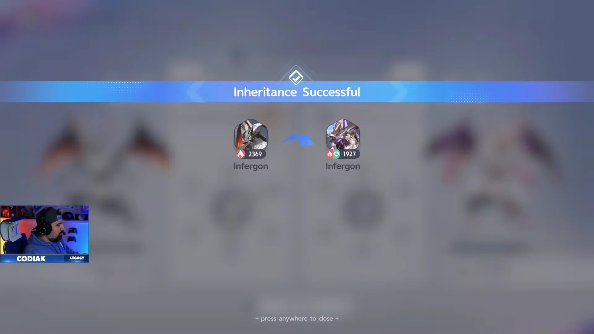 Completing Stat Inheritance