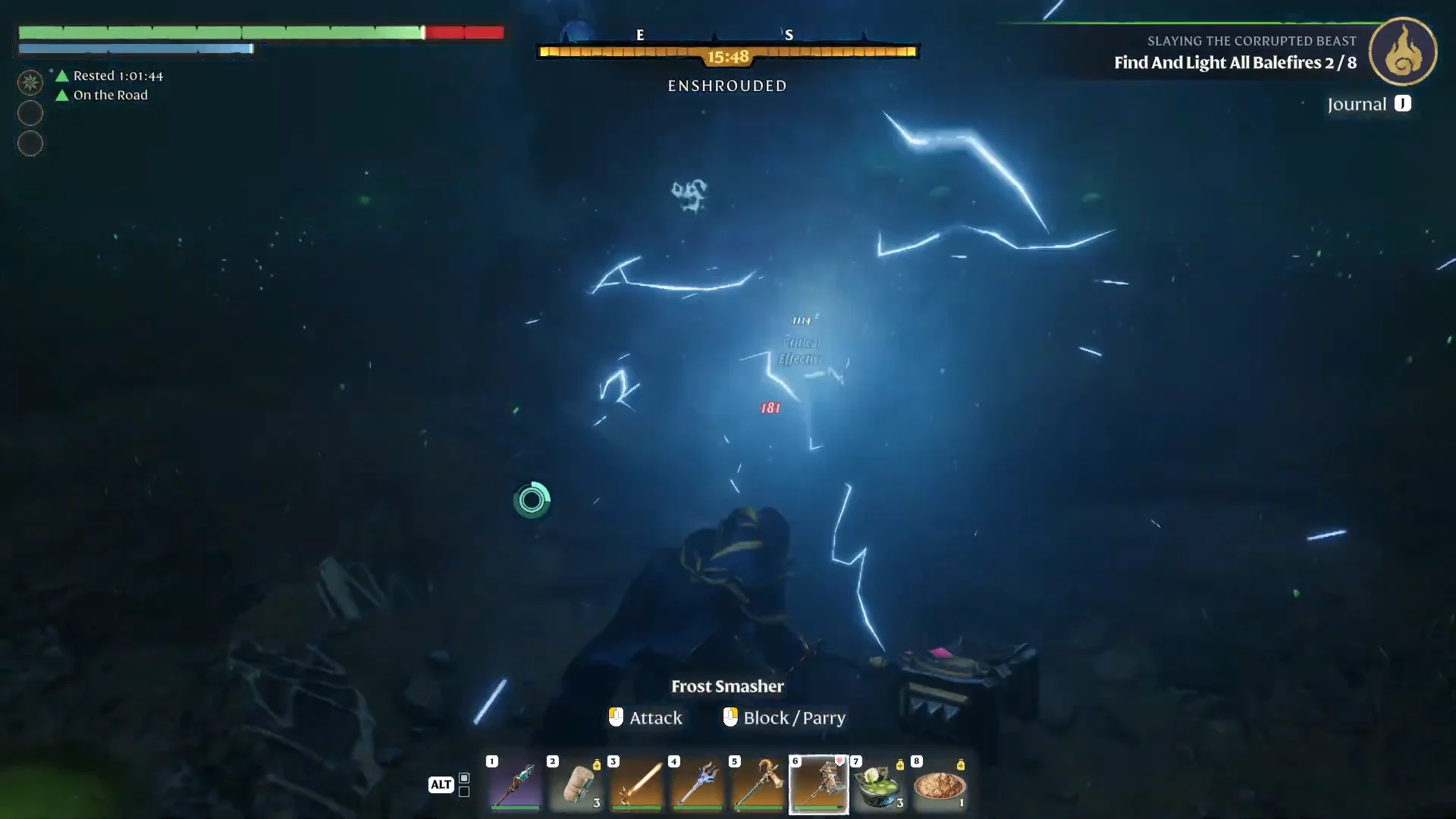 fighting a Fell soldier inside the Shroud