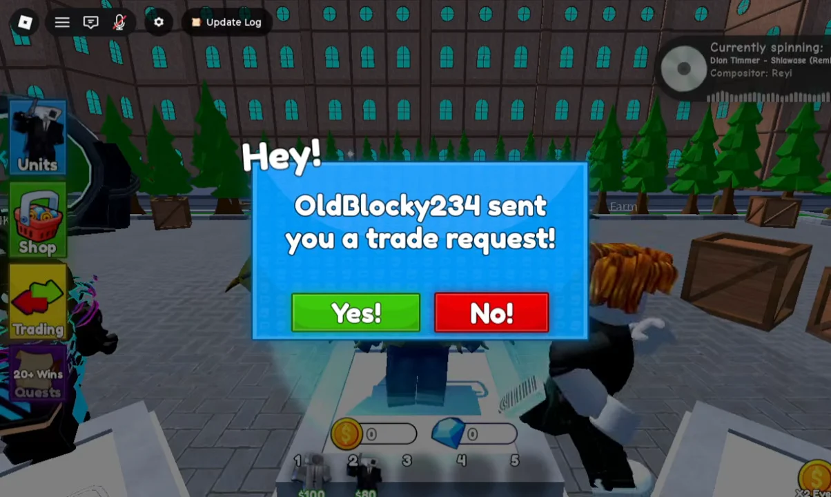 Incoming Trade Request