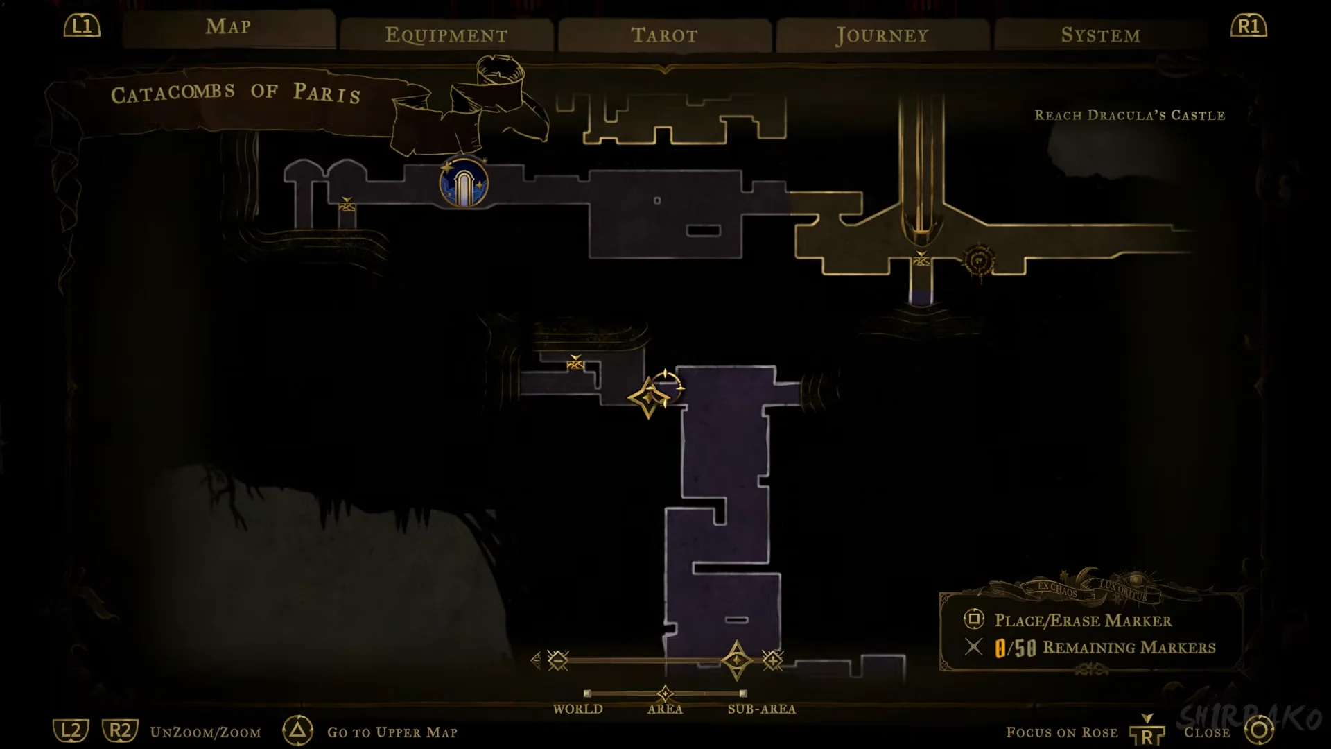 Reach Dracula's Castle objective