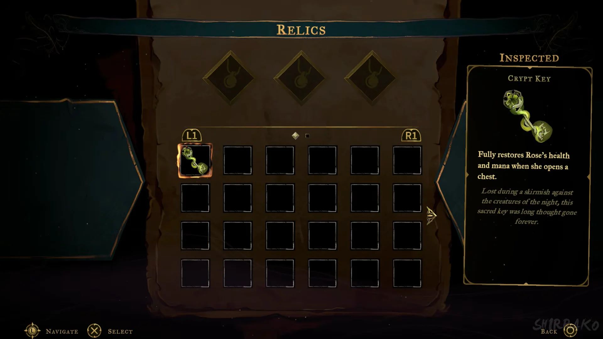 Crypt Key card
