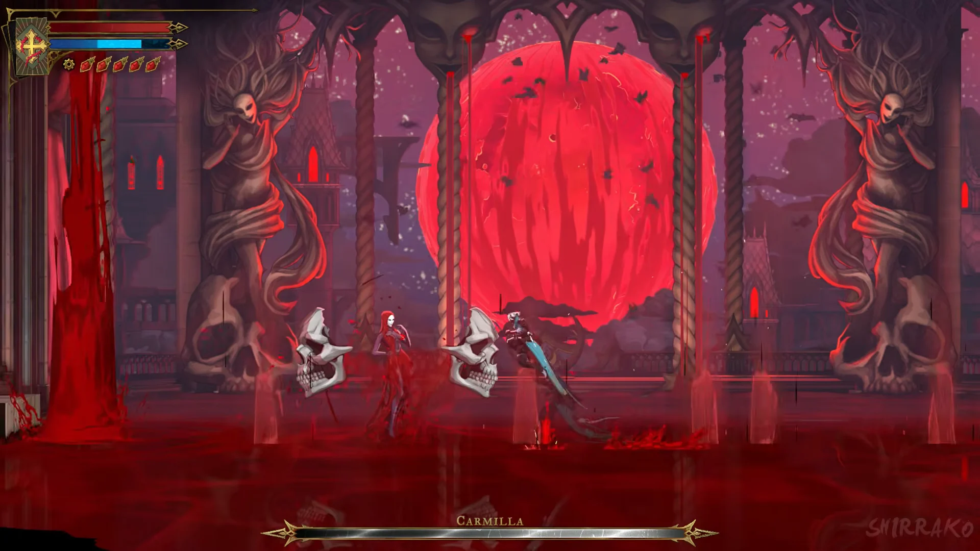 Carmilla health bar