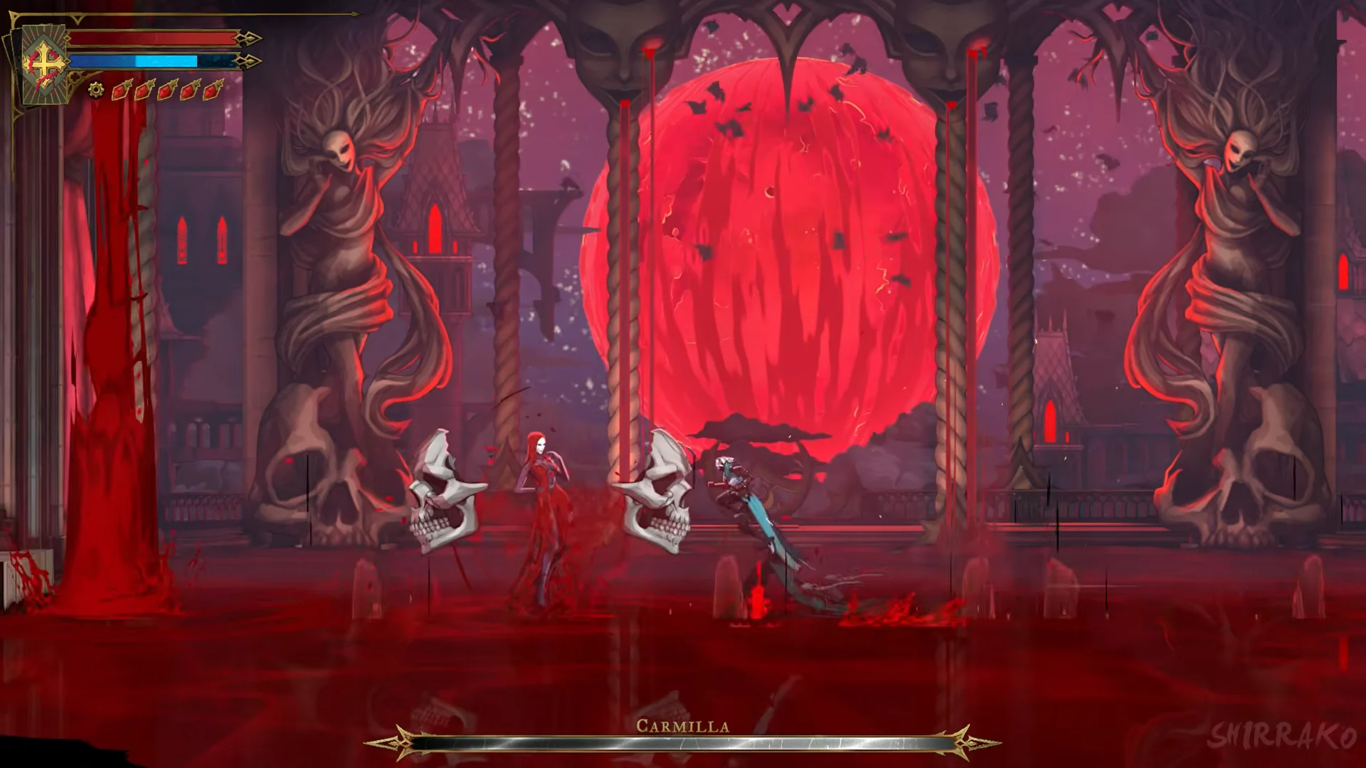 Carmilla health bar