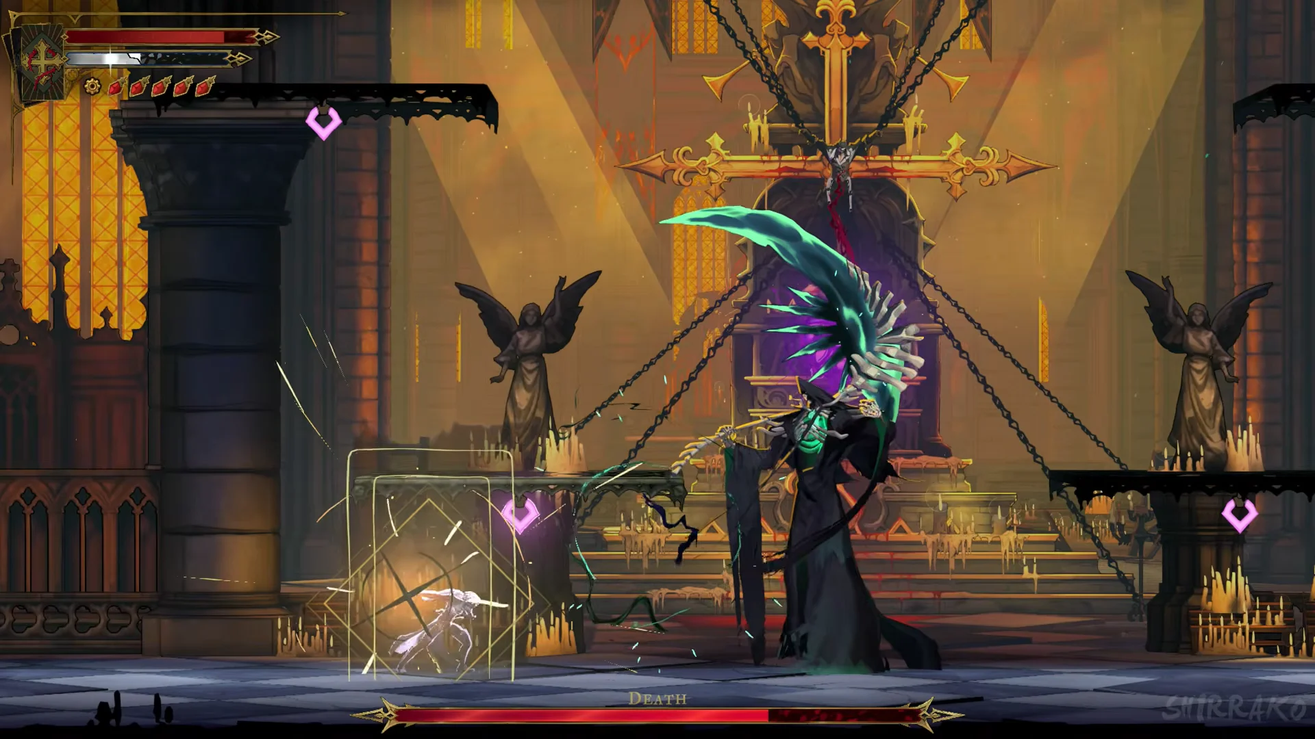 Cut-line grid attack