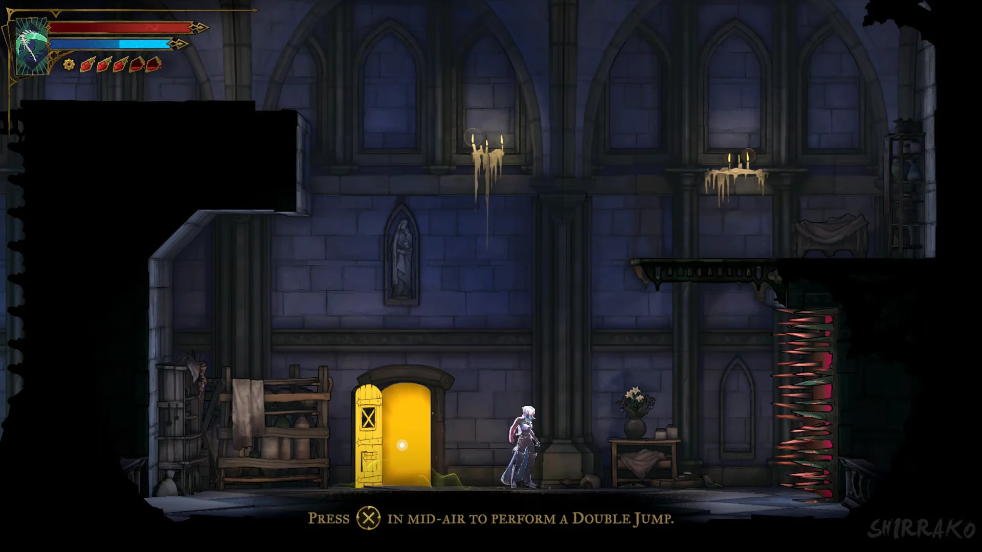Double Jump mid-air prompt