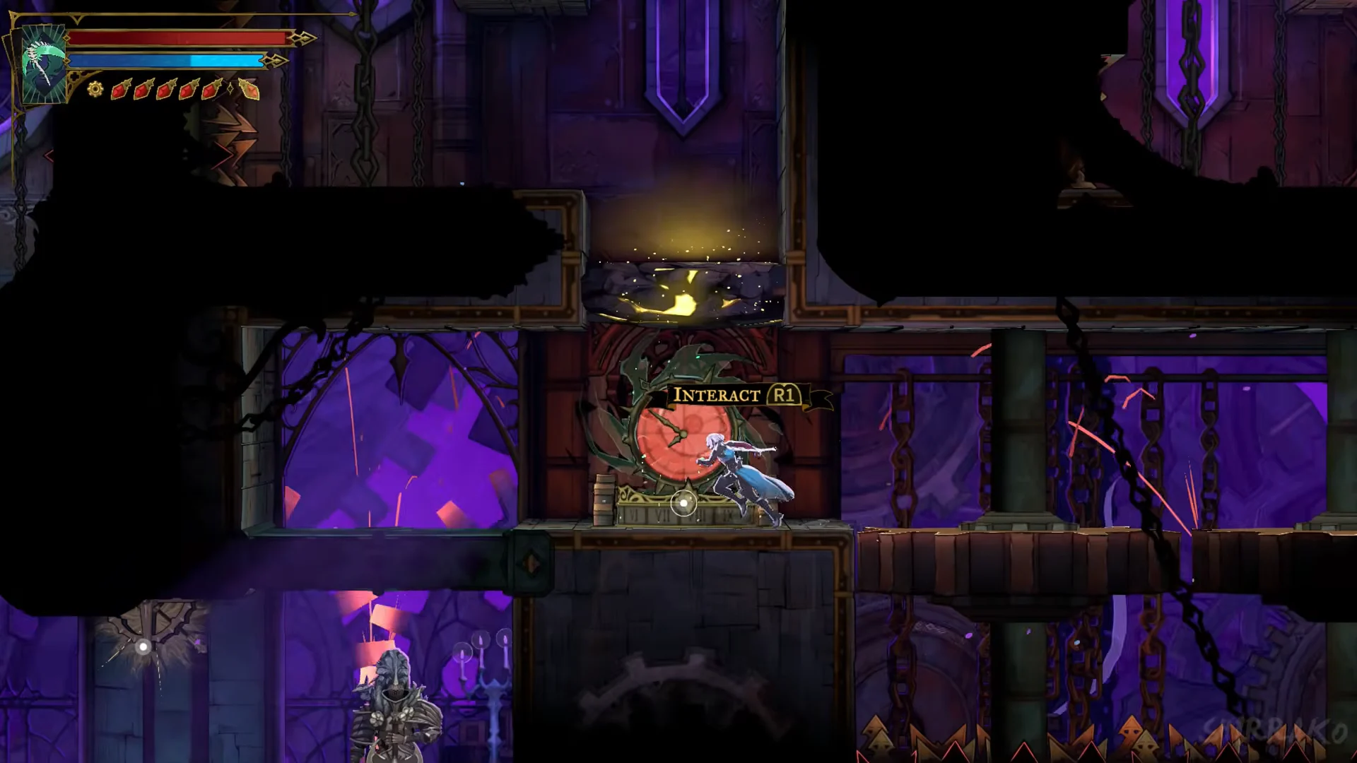 The Gauntlet clock