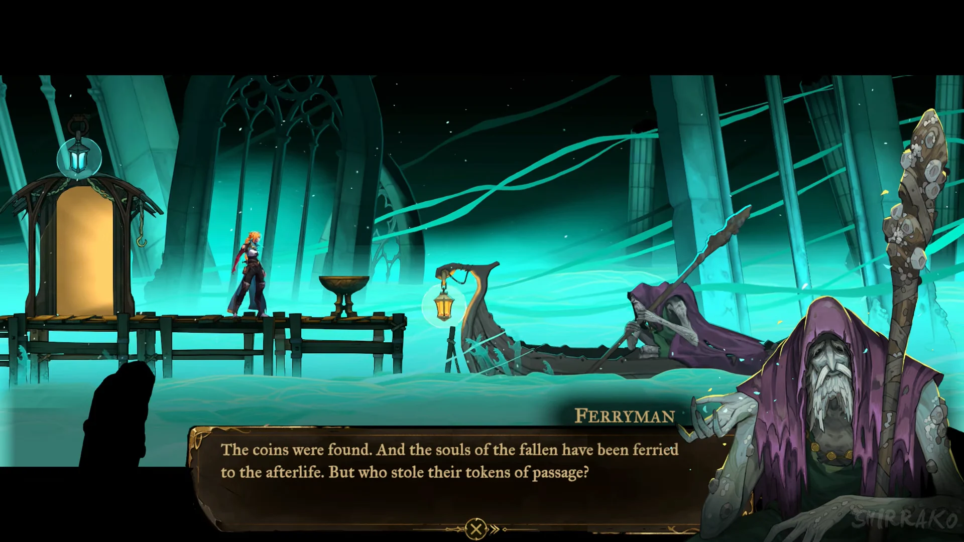 Return coins to Ferryman