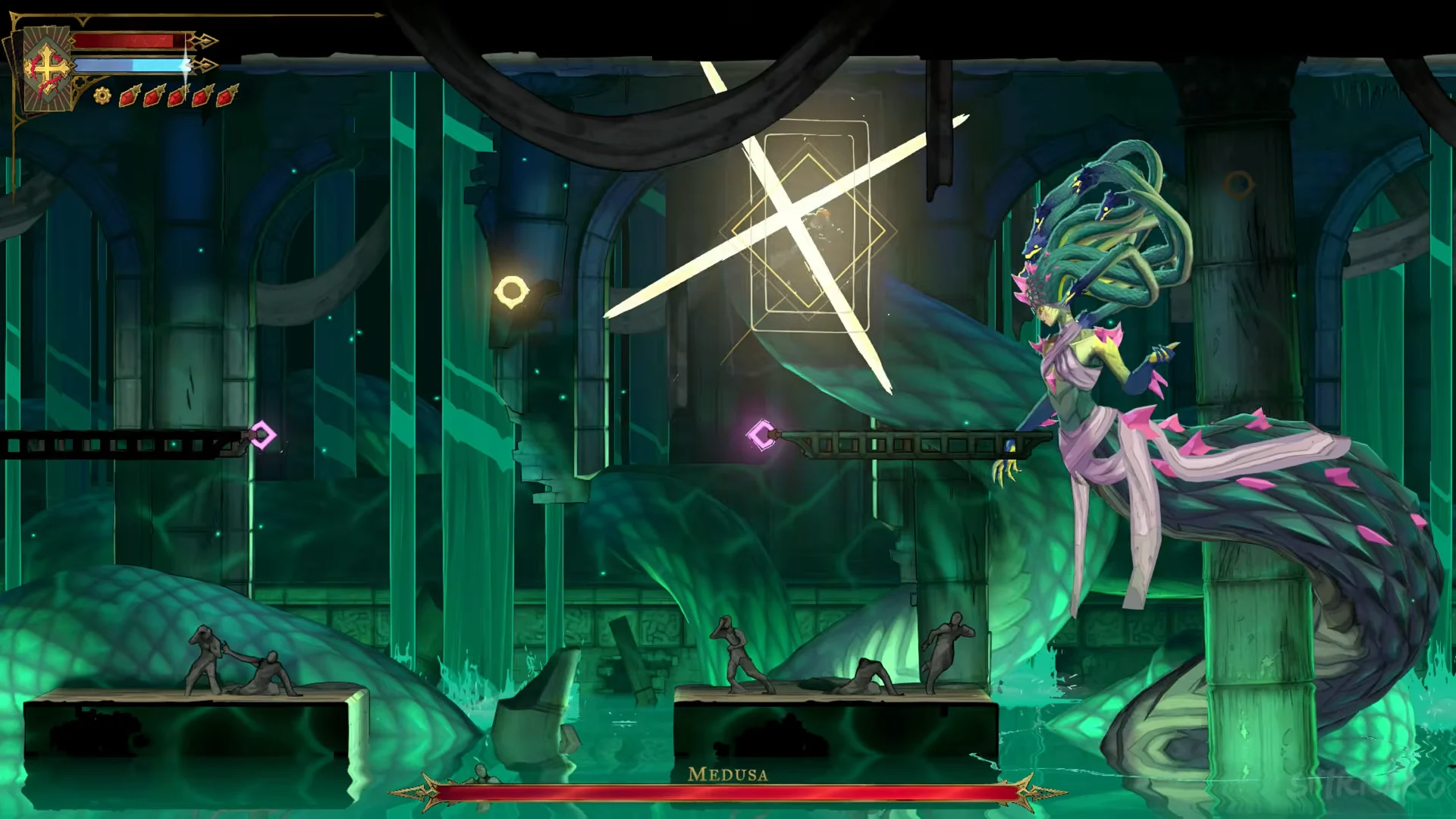 Medusa health bar