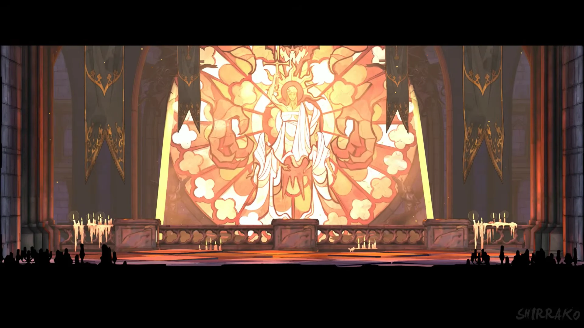Four Virtues done, altar