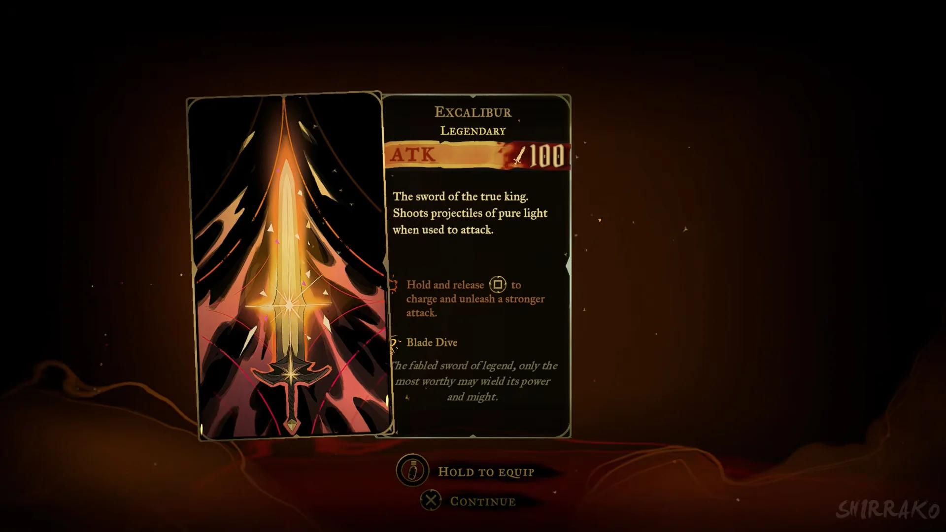 Excalibur card
