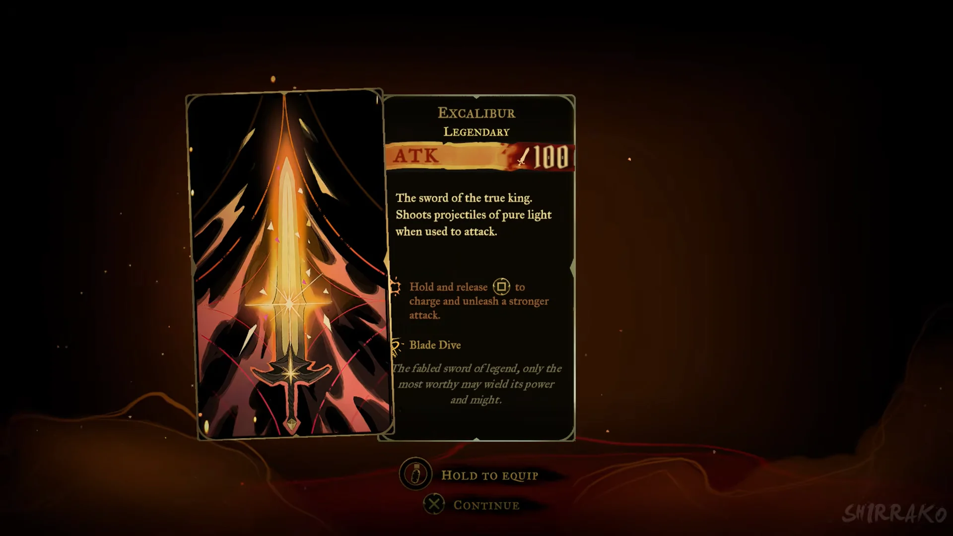 Excalibur card