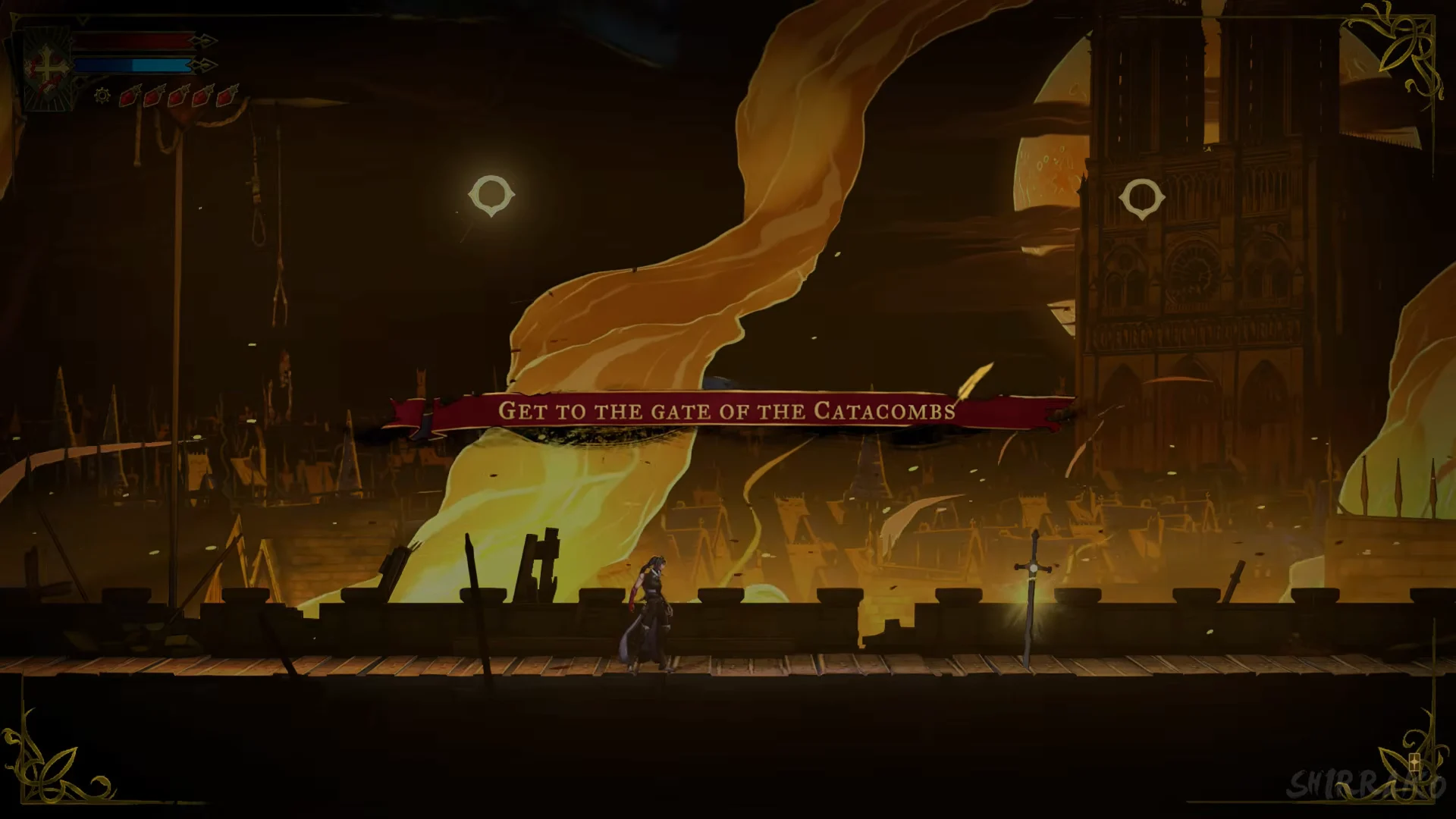 Get to the gate objective banner