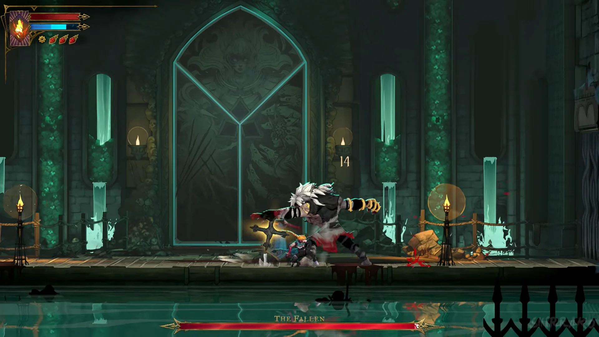 The Fallen health bar