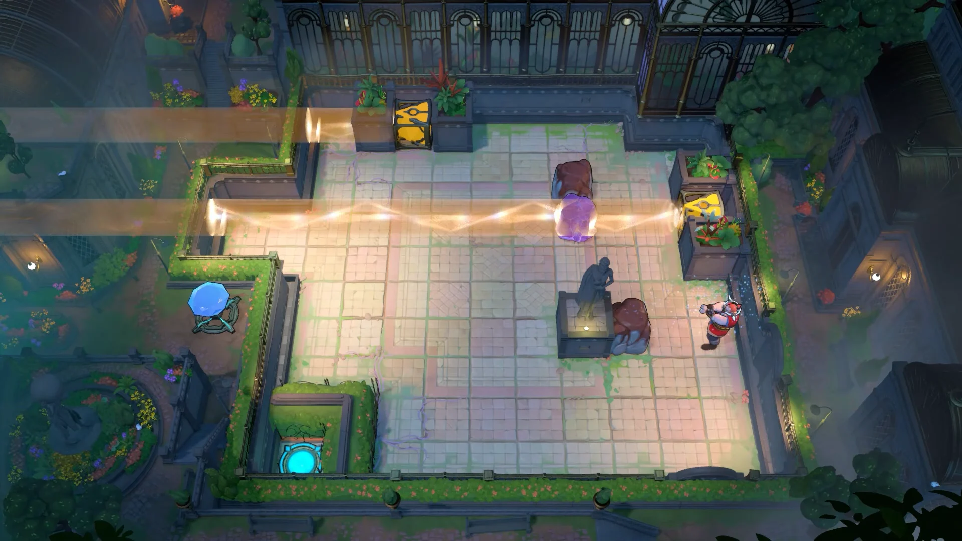 Garden Statue Alignment