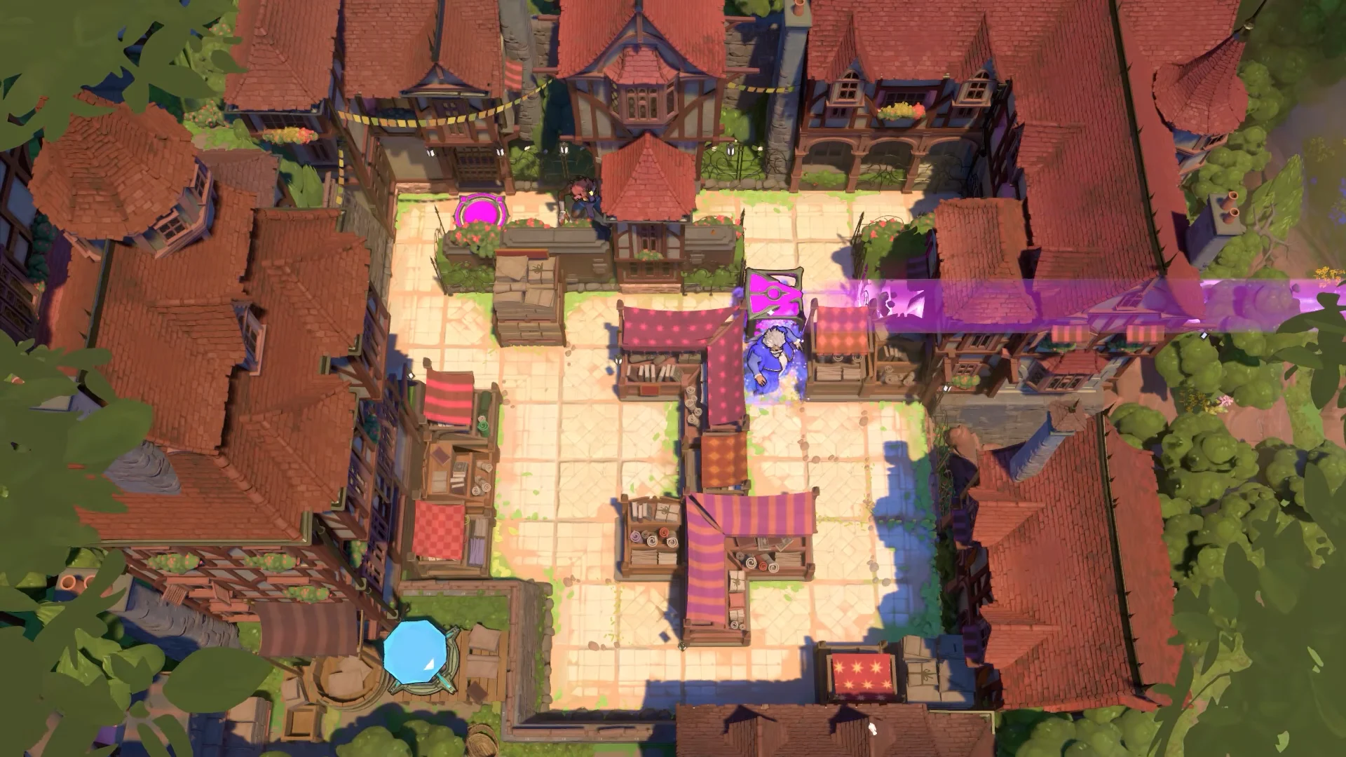 Town Market Beam Routing