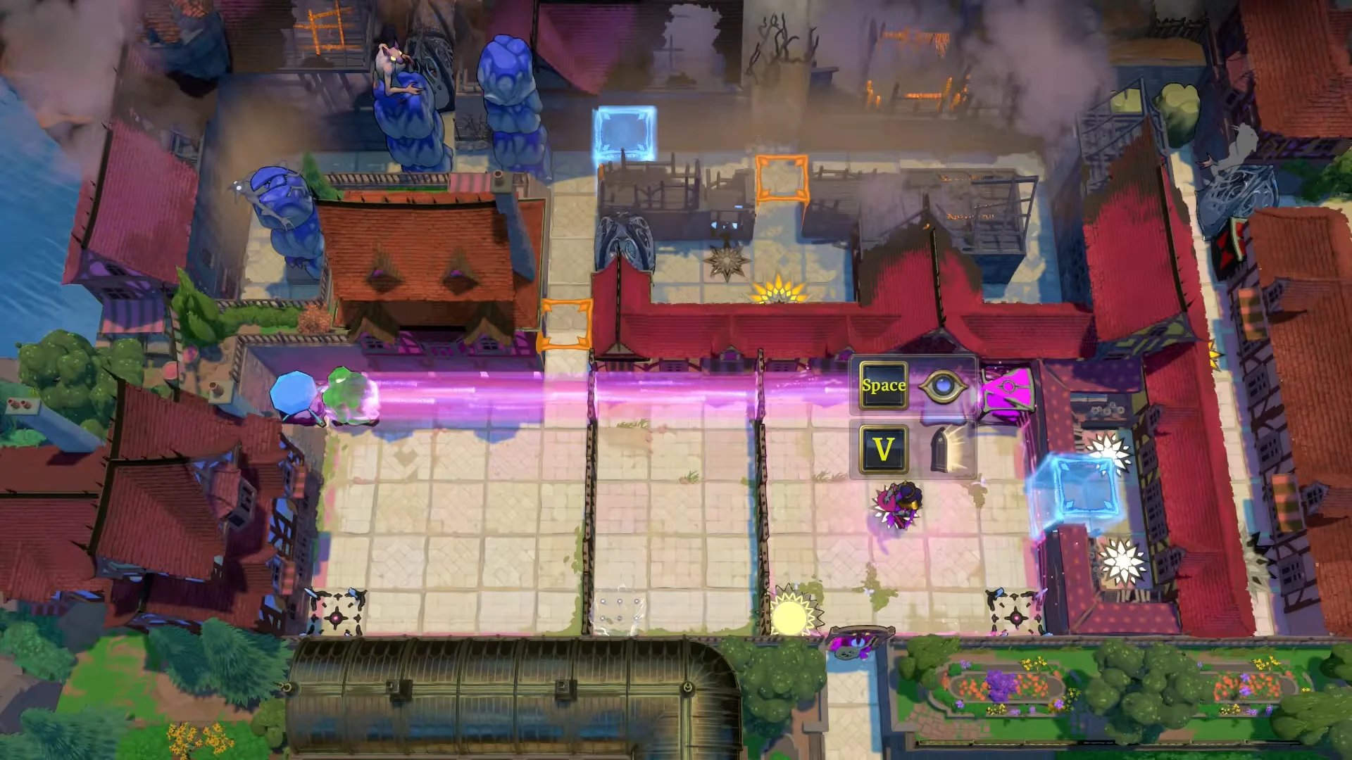 Completing Advanced Courtyard Section 1