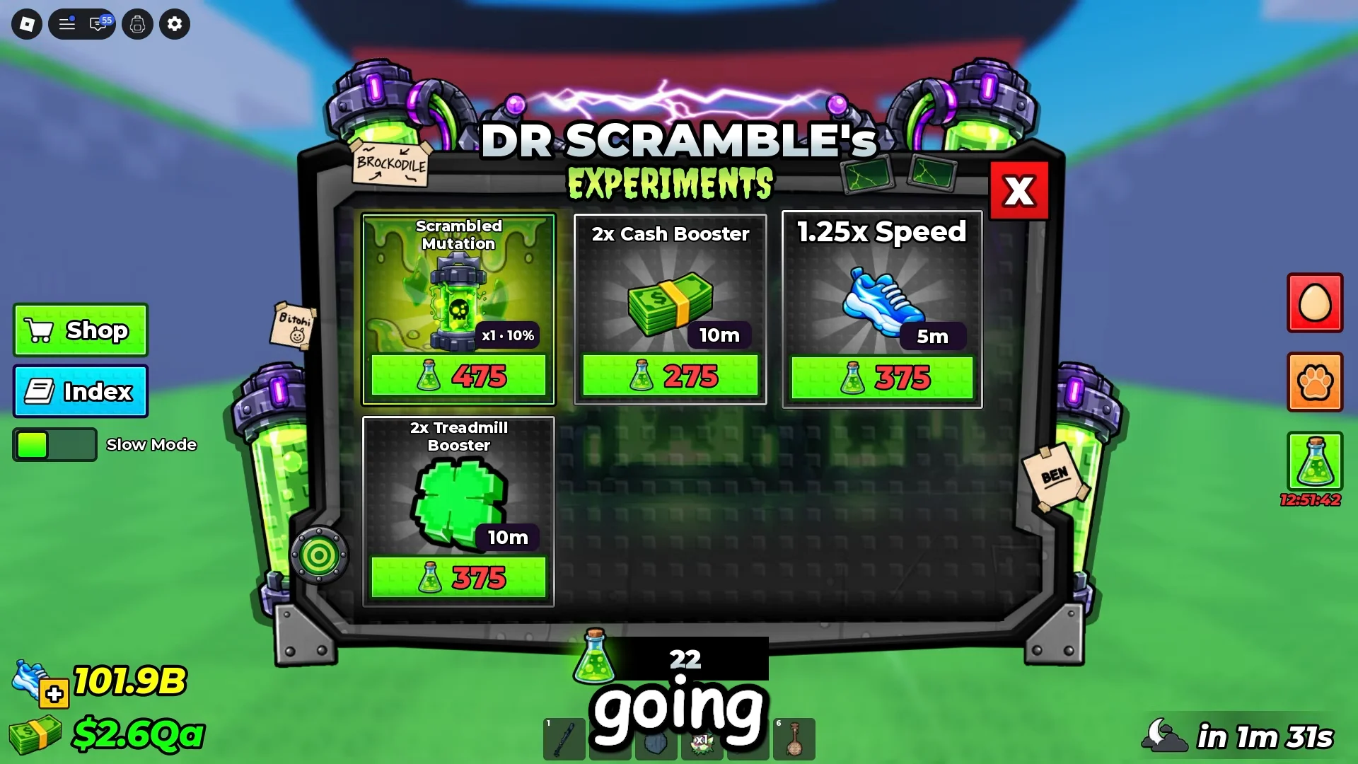 Method 4: Dr. Scramble's Experiments Speed Multiplier