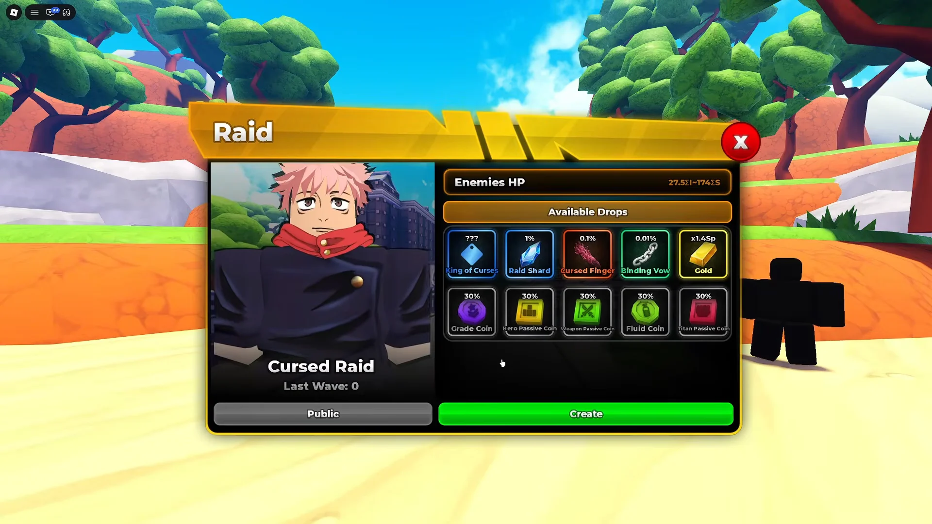 Entering Cursed Raid