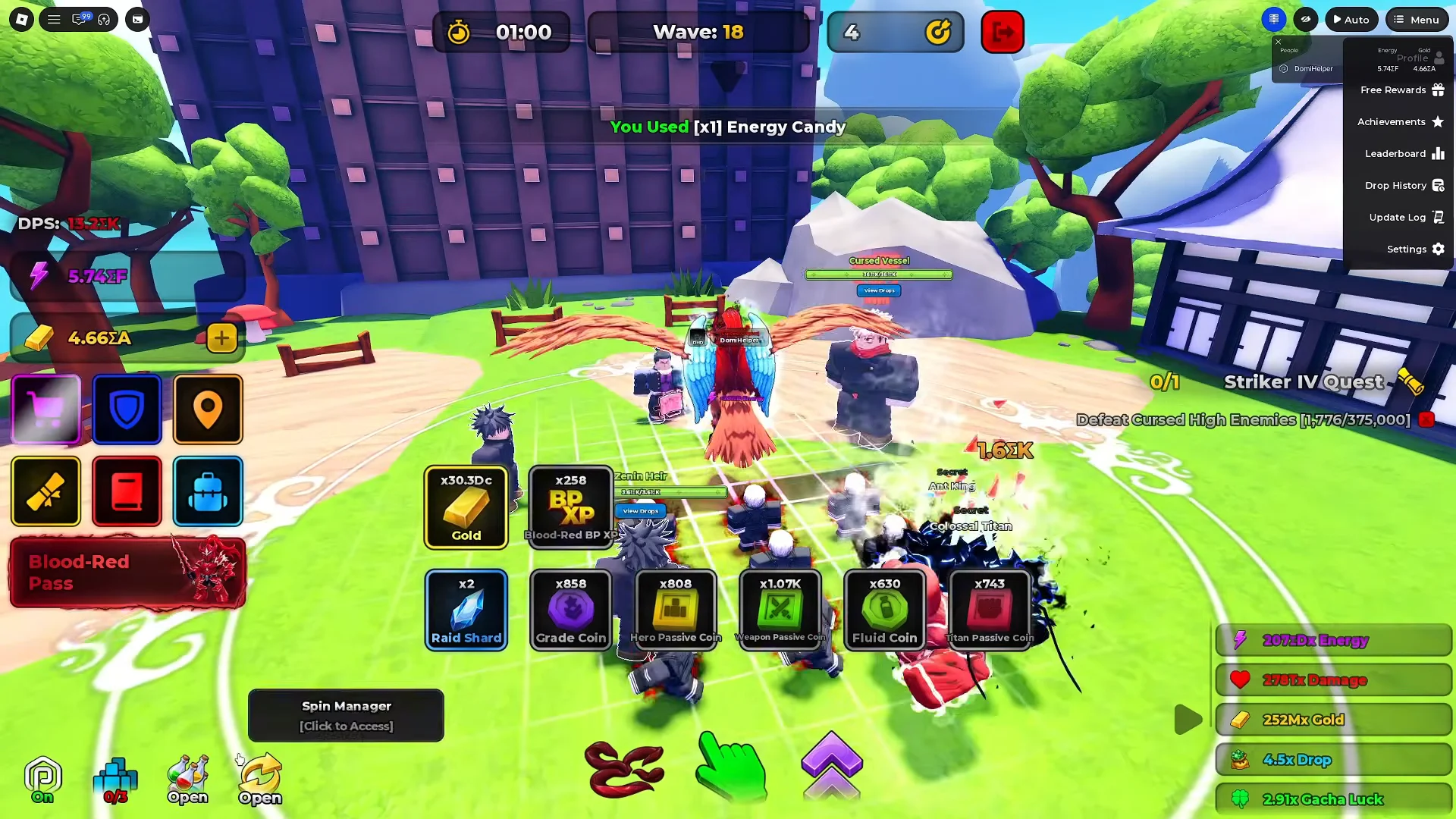 Cursed Raid Waves u0026 Consumables