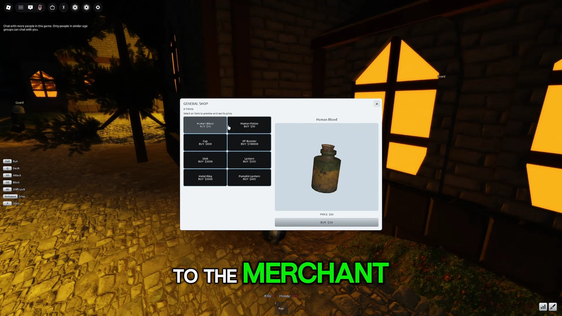 Village merchant location