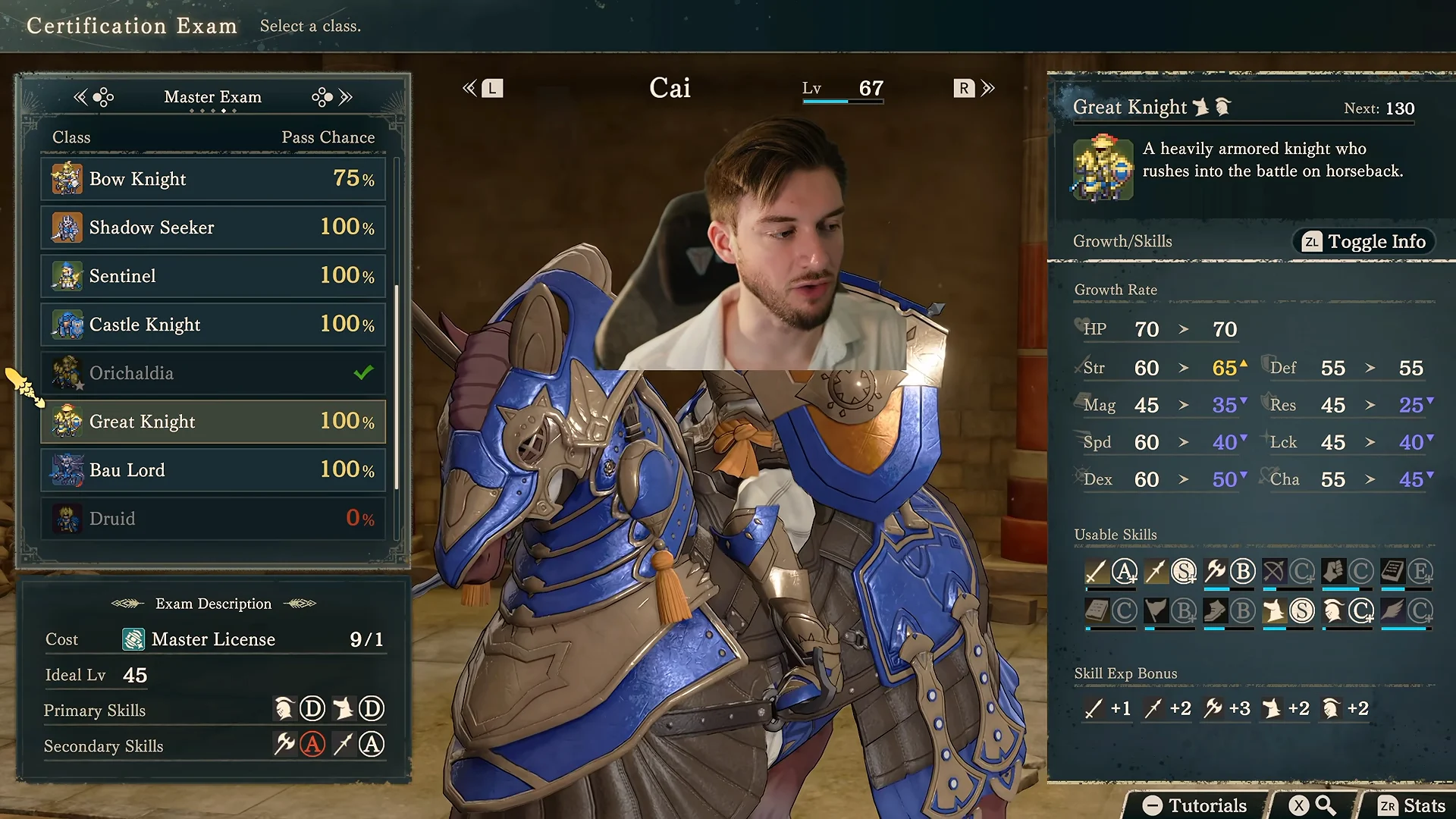 Master Class Options