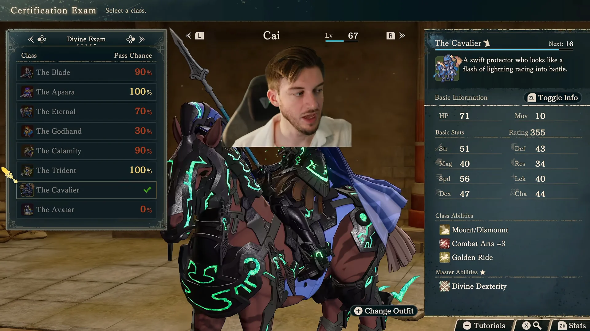 Divine Class: The Cavalier