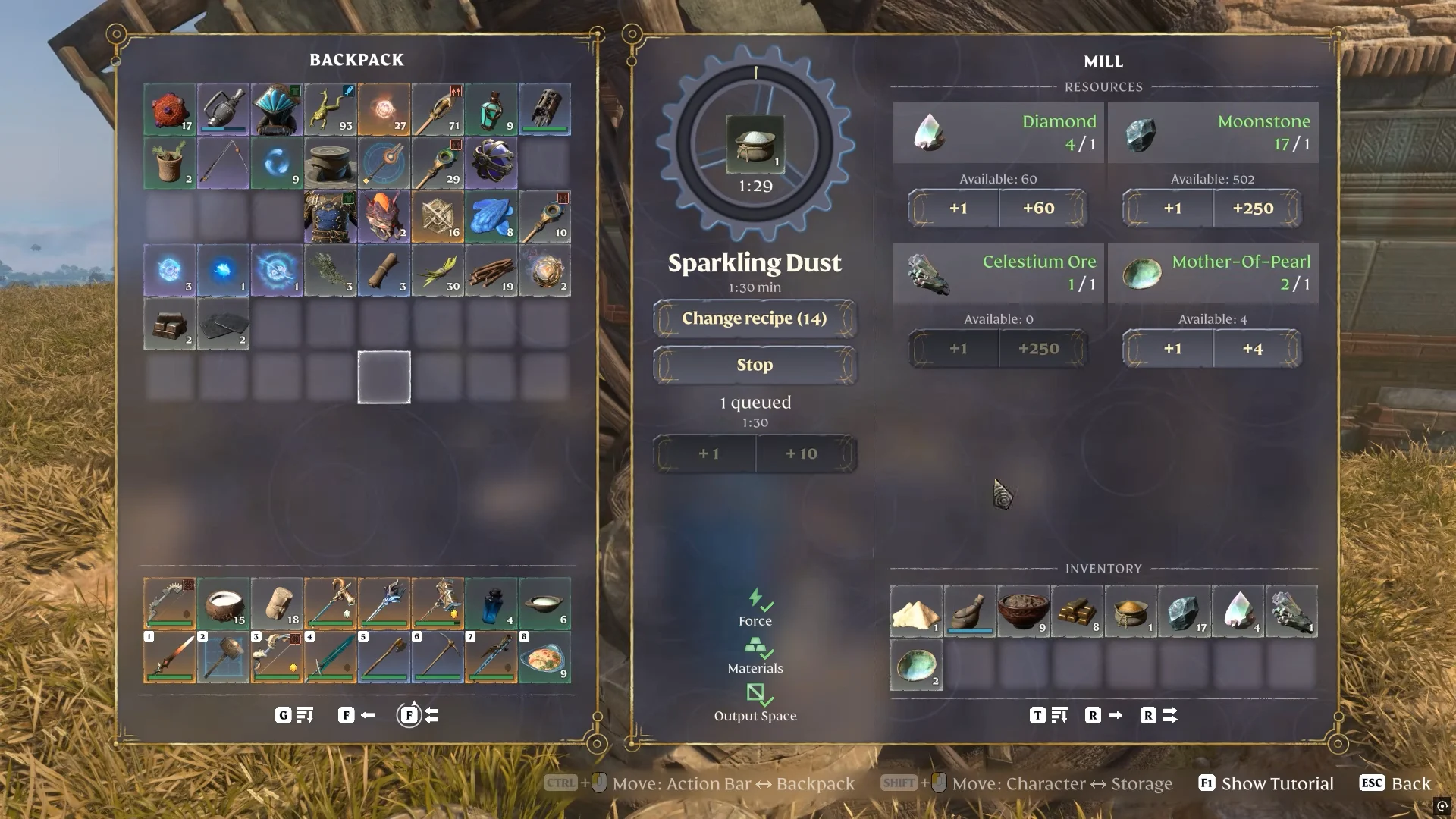 Crafting Sparkling Dust at the Mill