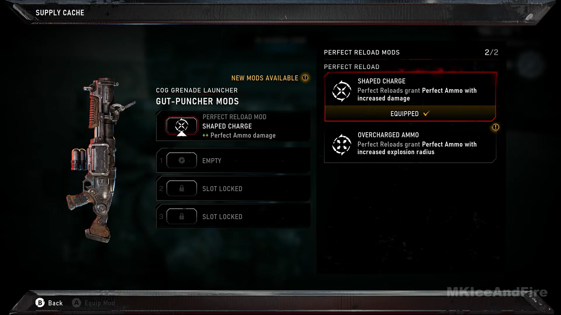 Gut-Puncher Perfect Reload mods list
