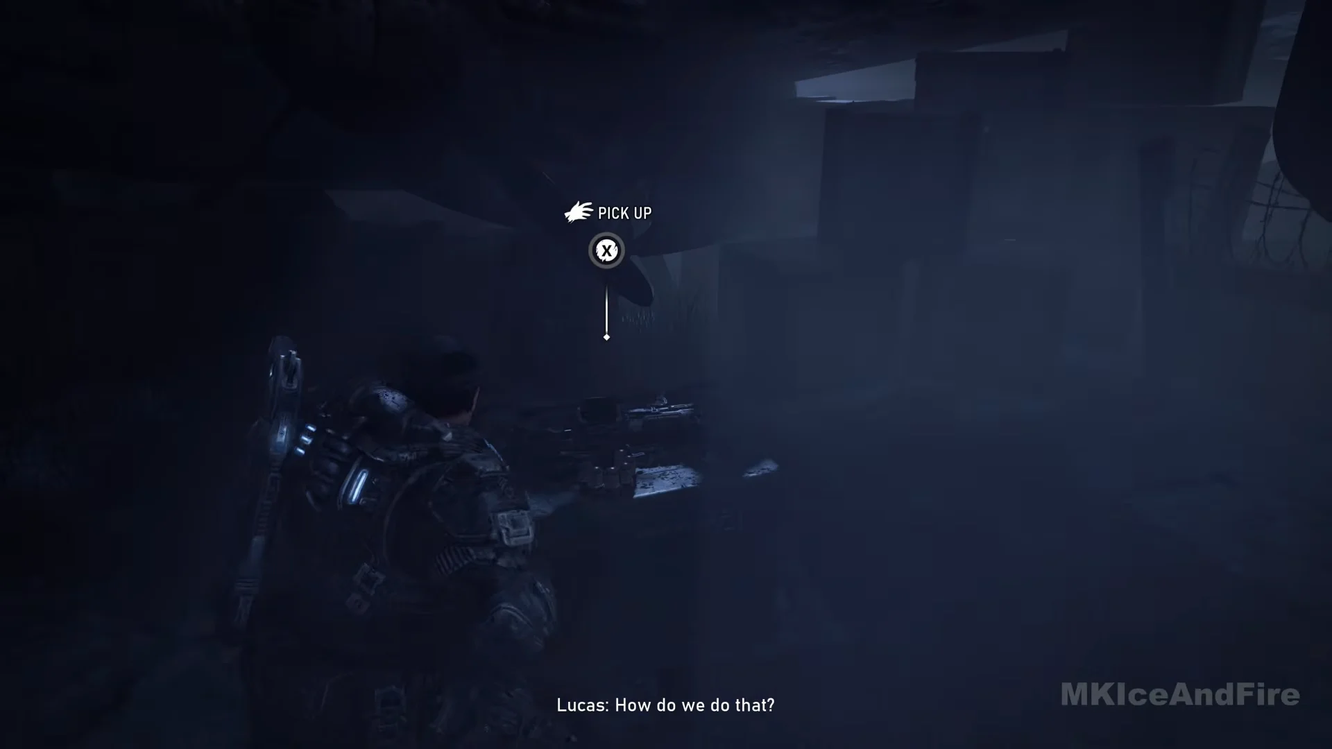 Grenade rounds beside the Supply Cache